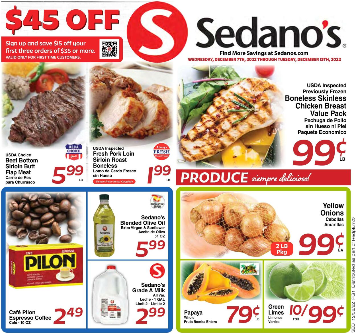 Sedano's Weekly Ad Circular - valid 12/07-12/13/2022