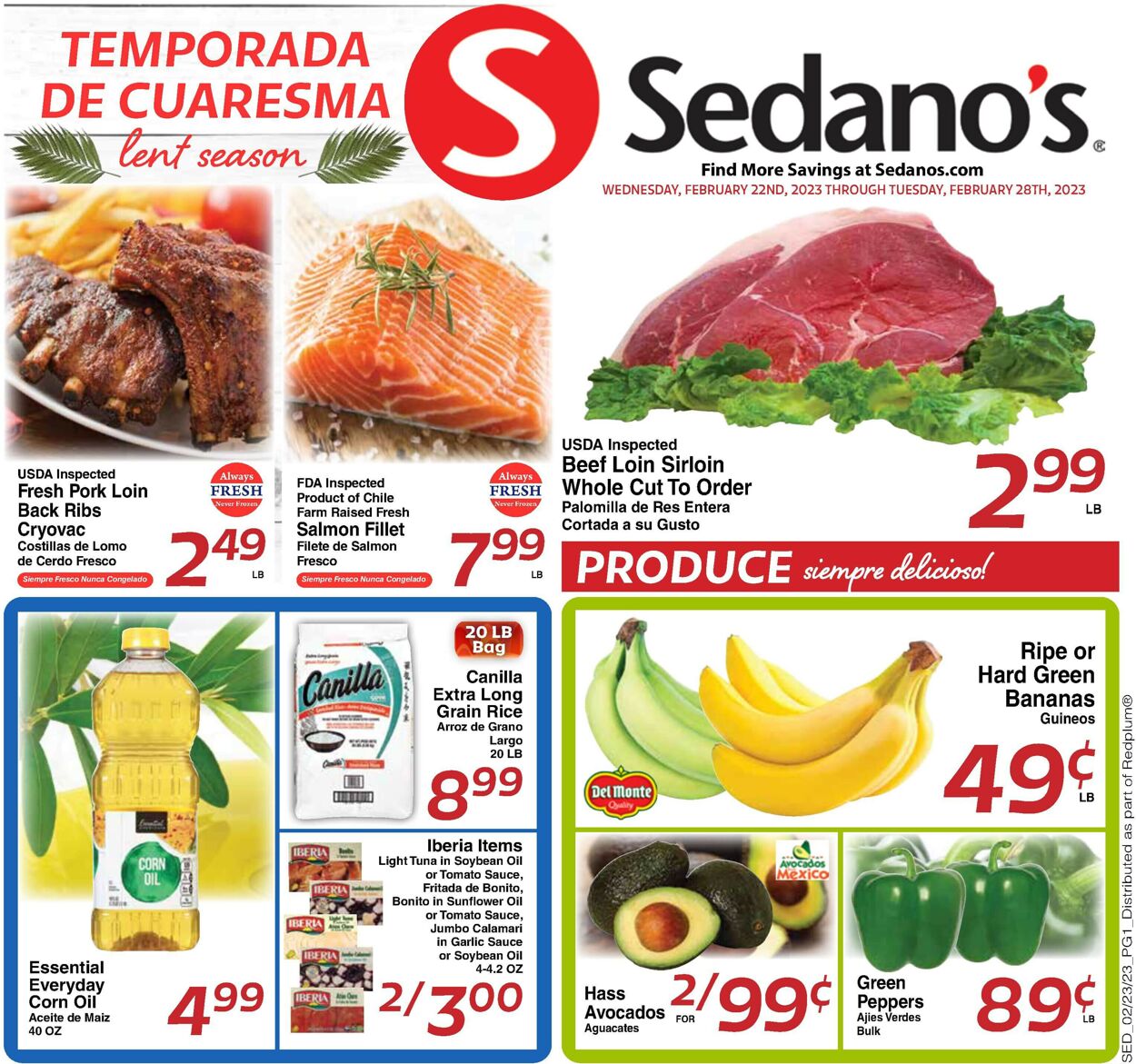 Sedano's Weekly Ad Circular - valid 02/22-02/28/2023