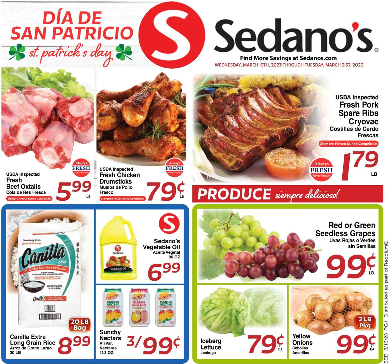 Sedano's Weekly Ad Circular - valid 03/15-03/21/2023