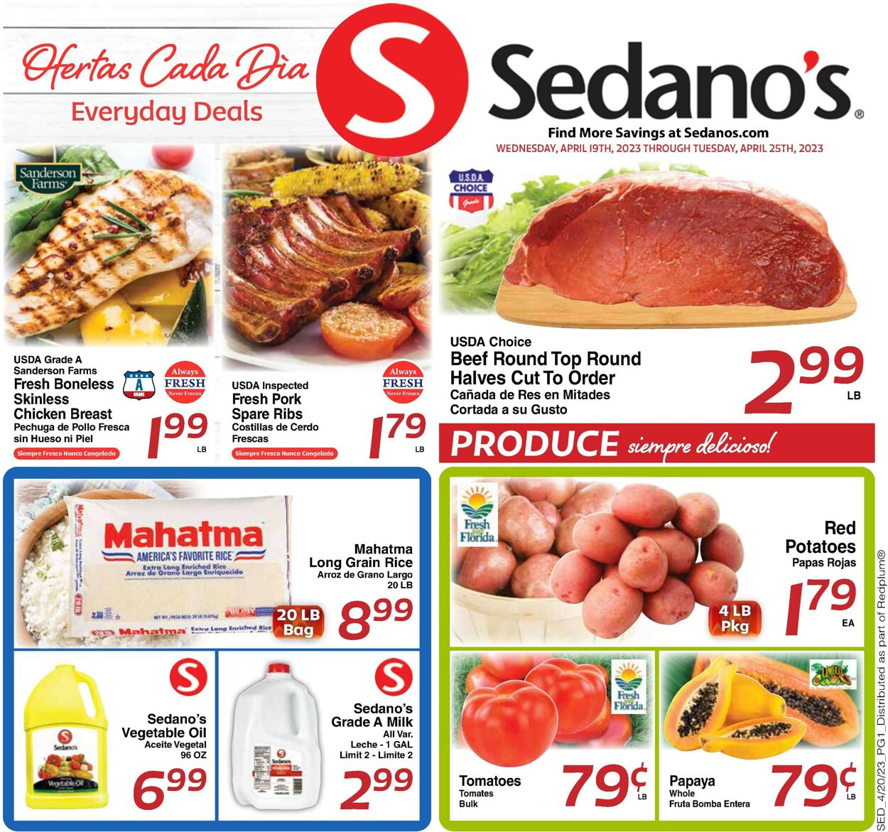 Sedano's Weekly Ad Circular - valid 04/19-04/25/2023