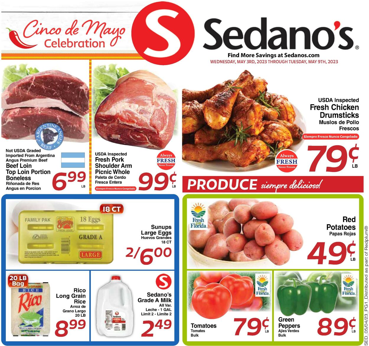 Sedano's Weekly Ad Circular - valid 05/03-05/09/2023