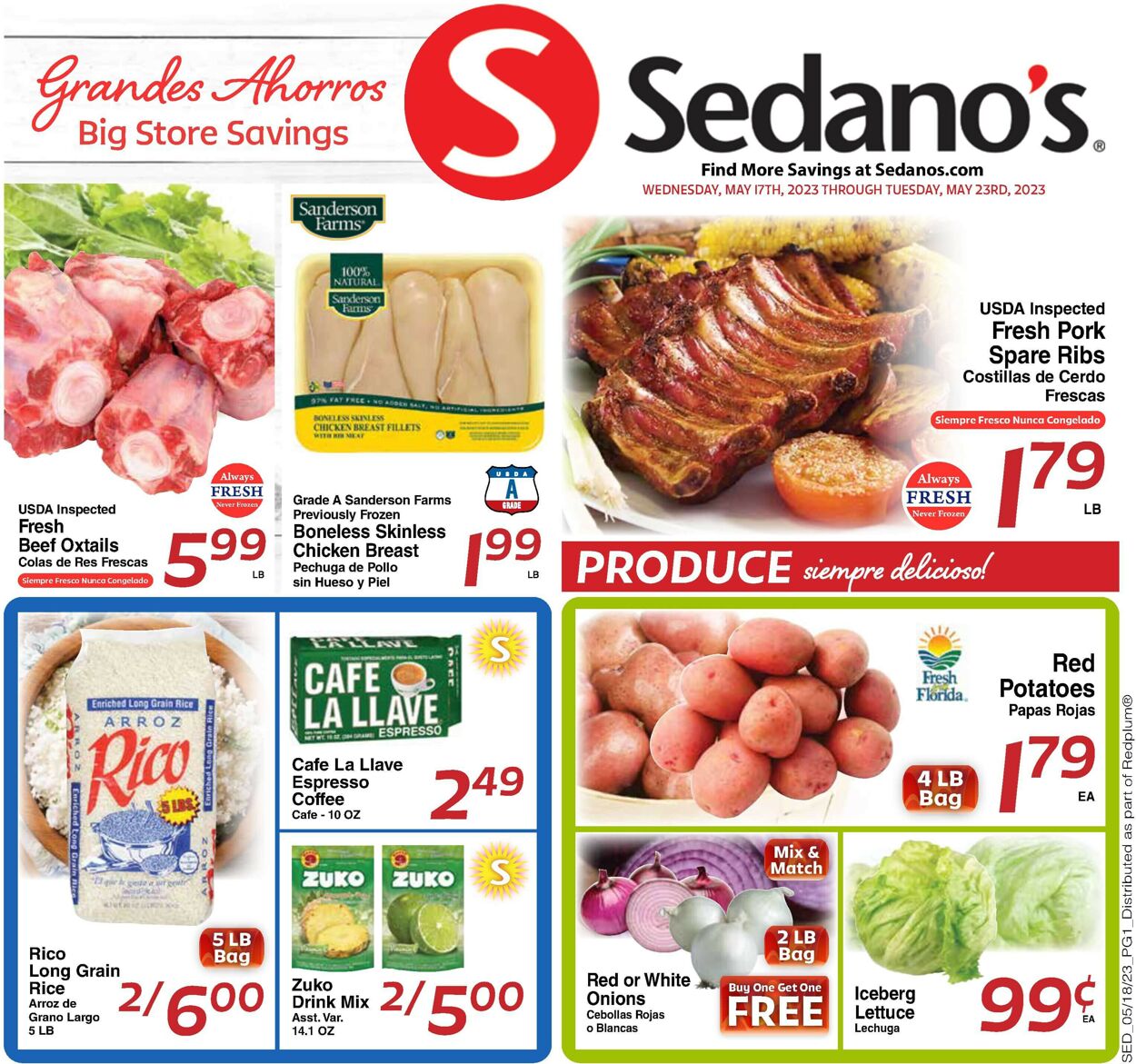 Sedano's Weekly Ad Circular - valid 05/17-05/23/2023
