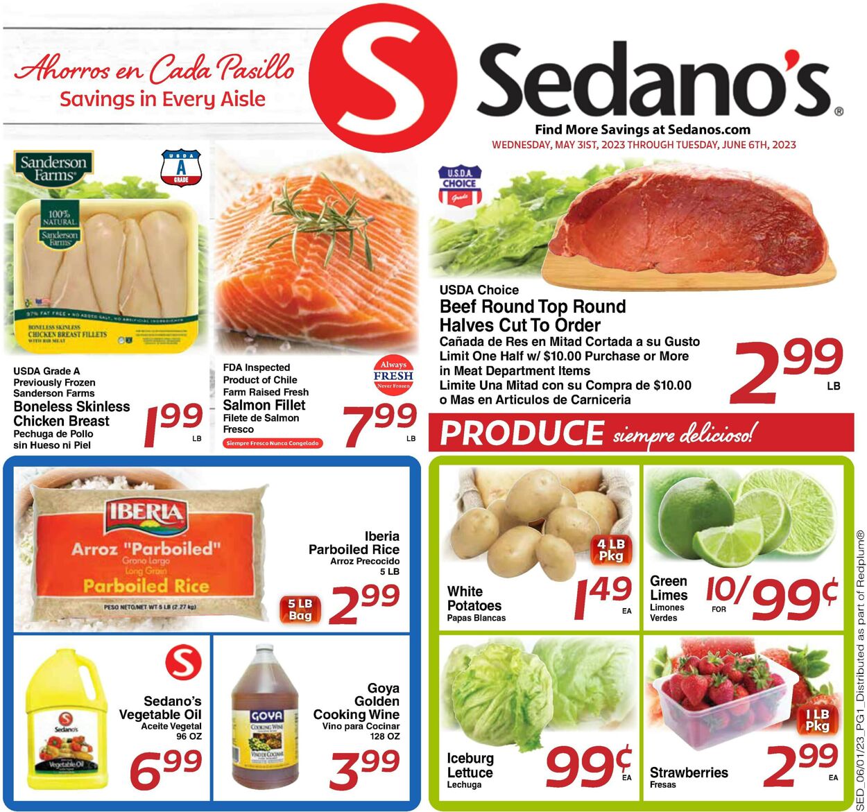 Sedano's Weekly Ad Circular - valid 05/31-06/06/2023