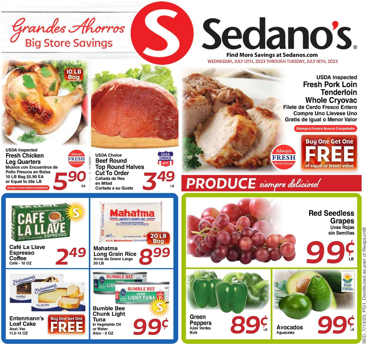 Sedano's Weekly Ad Circular - valid 07/12-07/18/2023