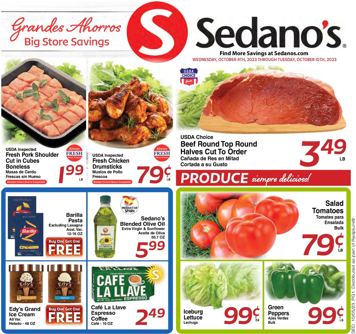 Sedano's Weekly Ad Circular - valid 10/04-10/10/2023