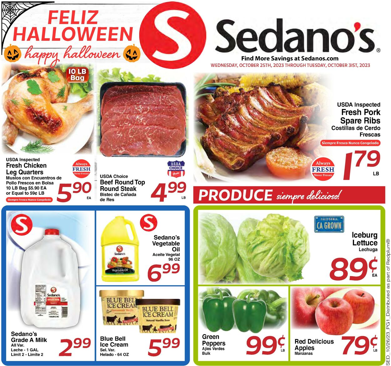 Sedano's Weekly Ad Circular - valid 10/25-10/31/2023