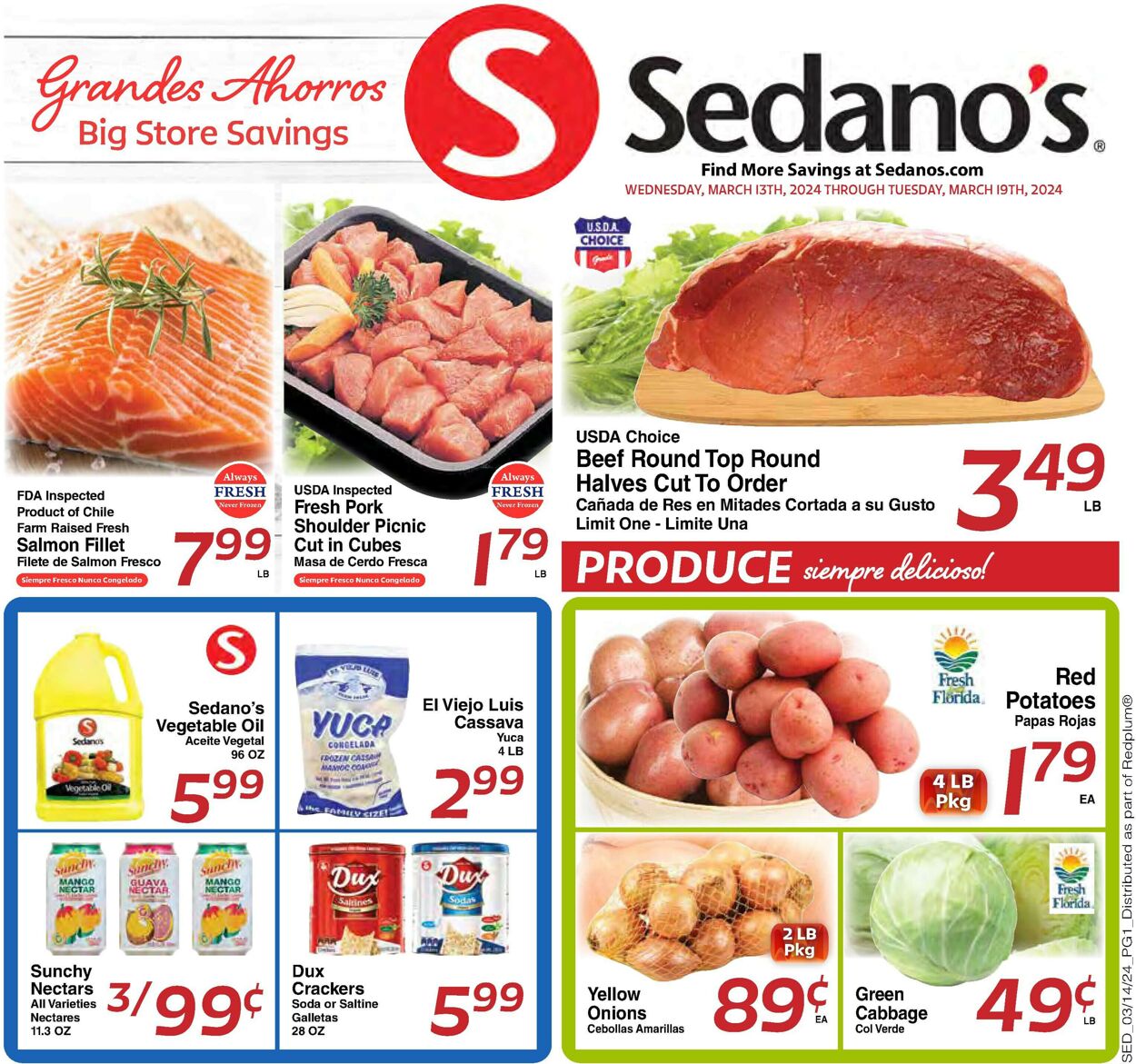 Sedano's Weekly Ad Circular - valid 03/13-03/19/2024