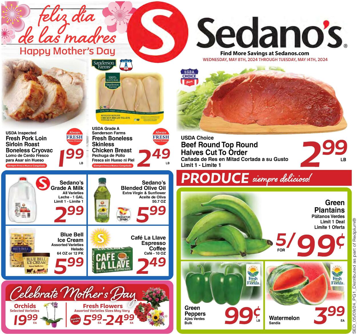 Sedano's Weekly Ad Circular - valid 05/08-05/14/2024
