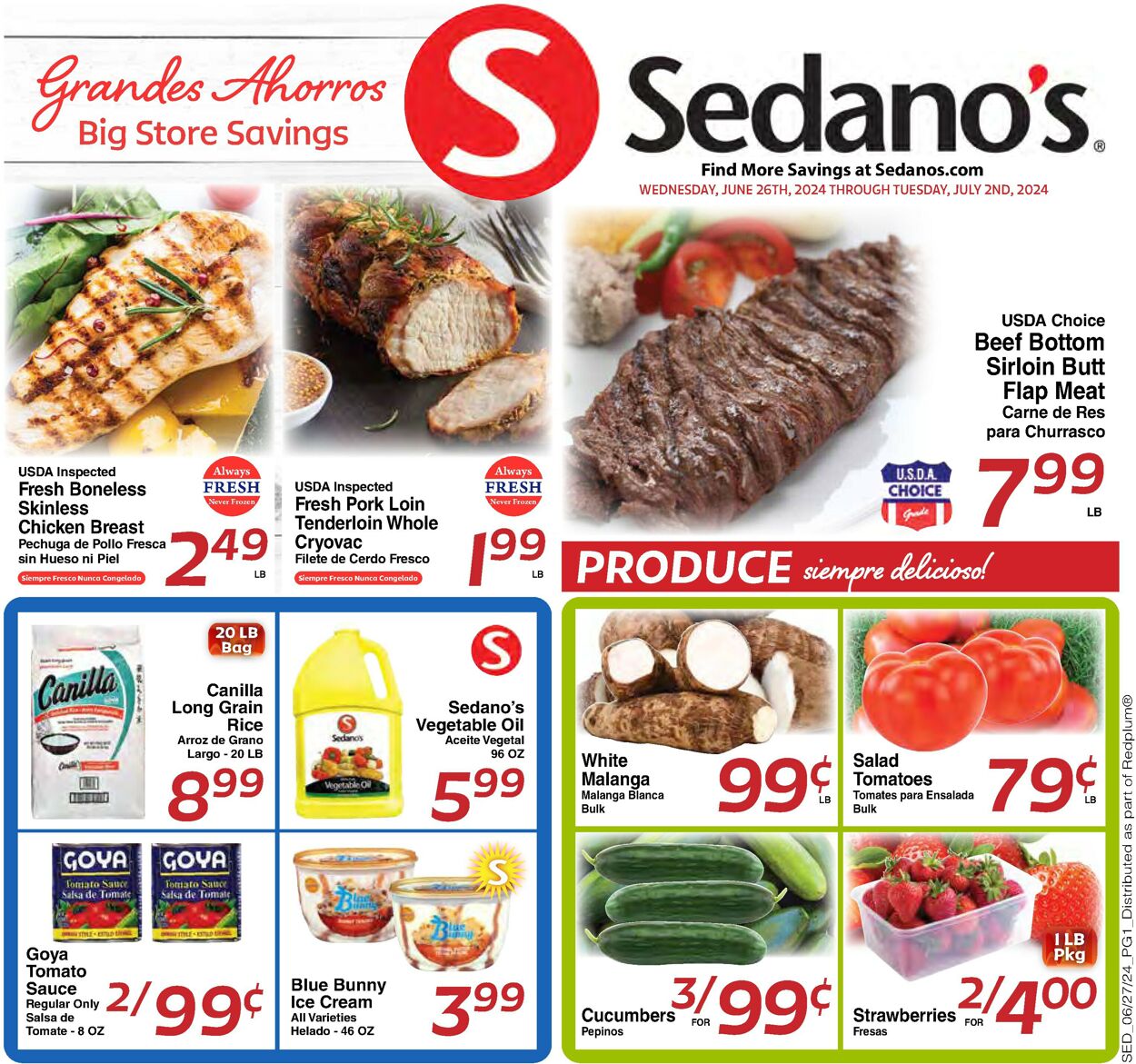 Sedano's Weekly Ad Circular - valid 06/26-07/02/2024