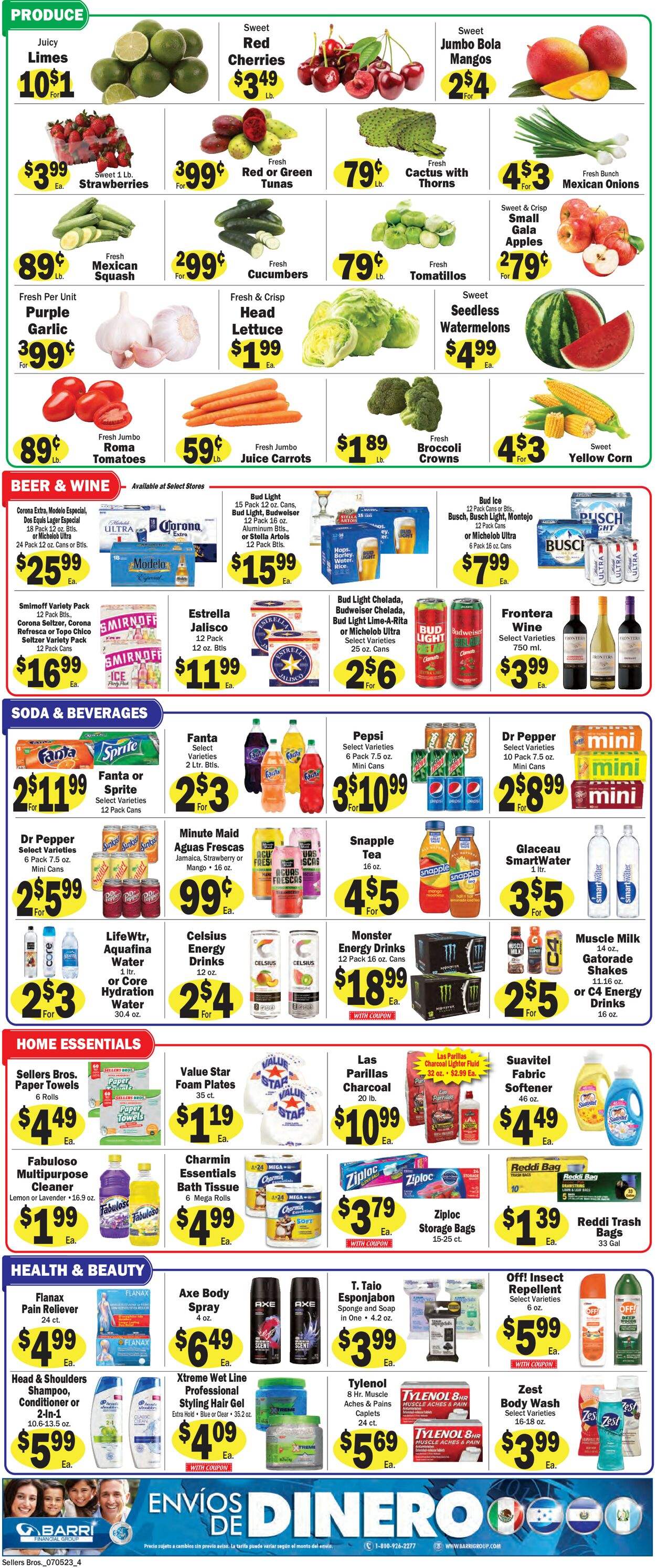 Sellers Bros. Weekly Ad Circular - valid 07/05-07/12/2023 (Page 4)