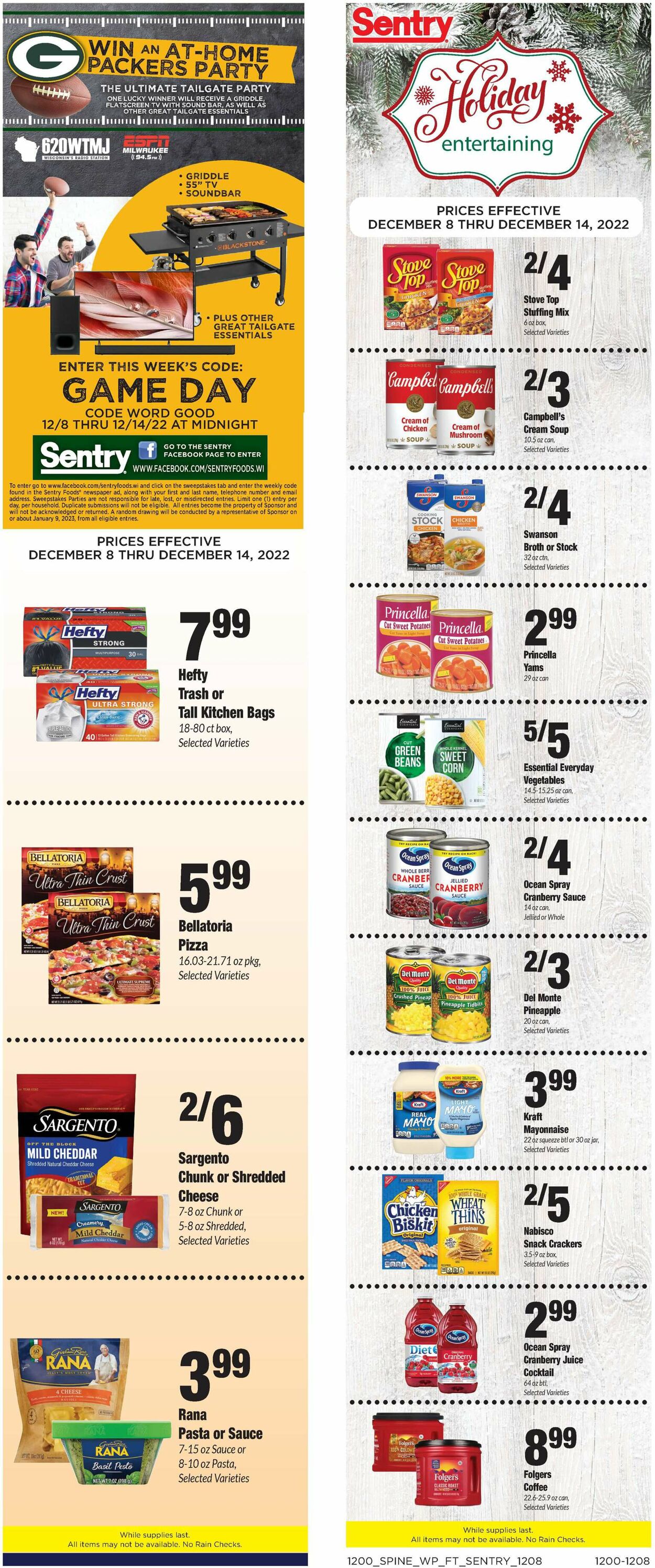 Sentry Weekly Ad Circular - valid 12/08-12/14/2022 (Page 5)