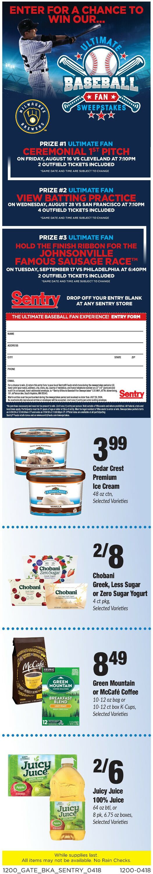 Sentry Weekly Ad Circular - valid 04/18-04/24/2024 (Page 6)