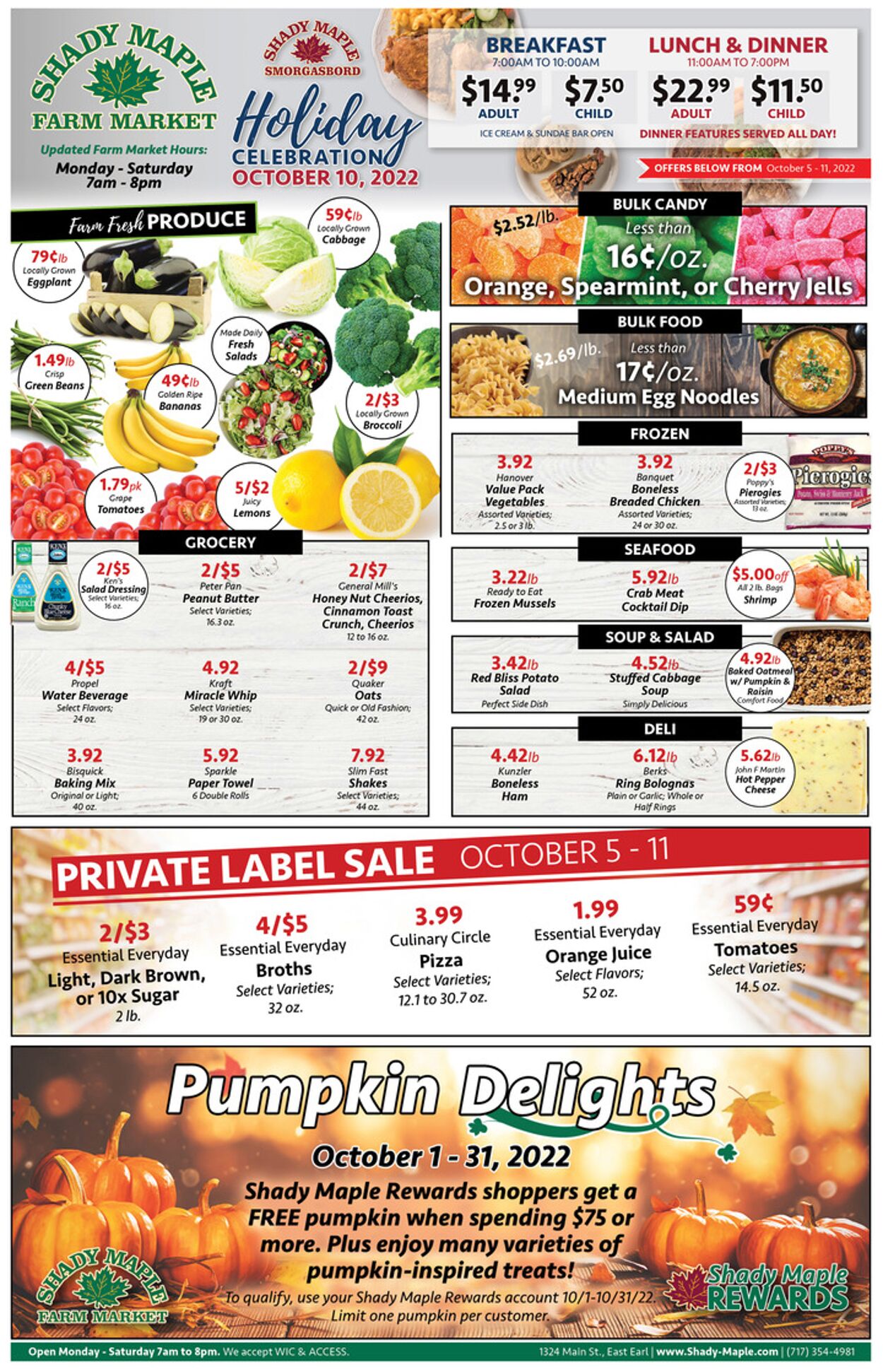 Shady Maple Weekly Ad Circular - valid 10/05-10/11/2022 (Page 2)