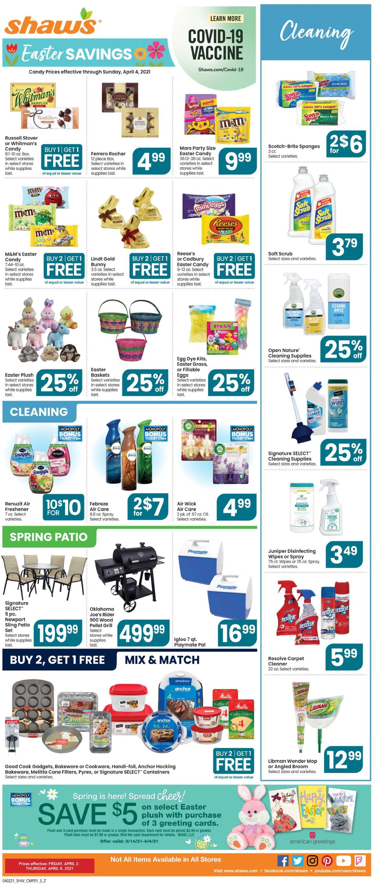 Shaw’s - Easter 2021 Ad Weekly Ad Circular - valid 04/02-04/08/2021 (Page 5)