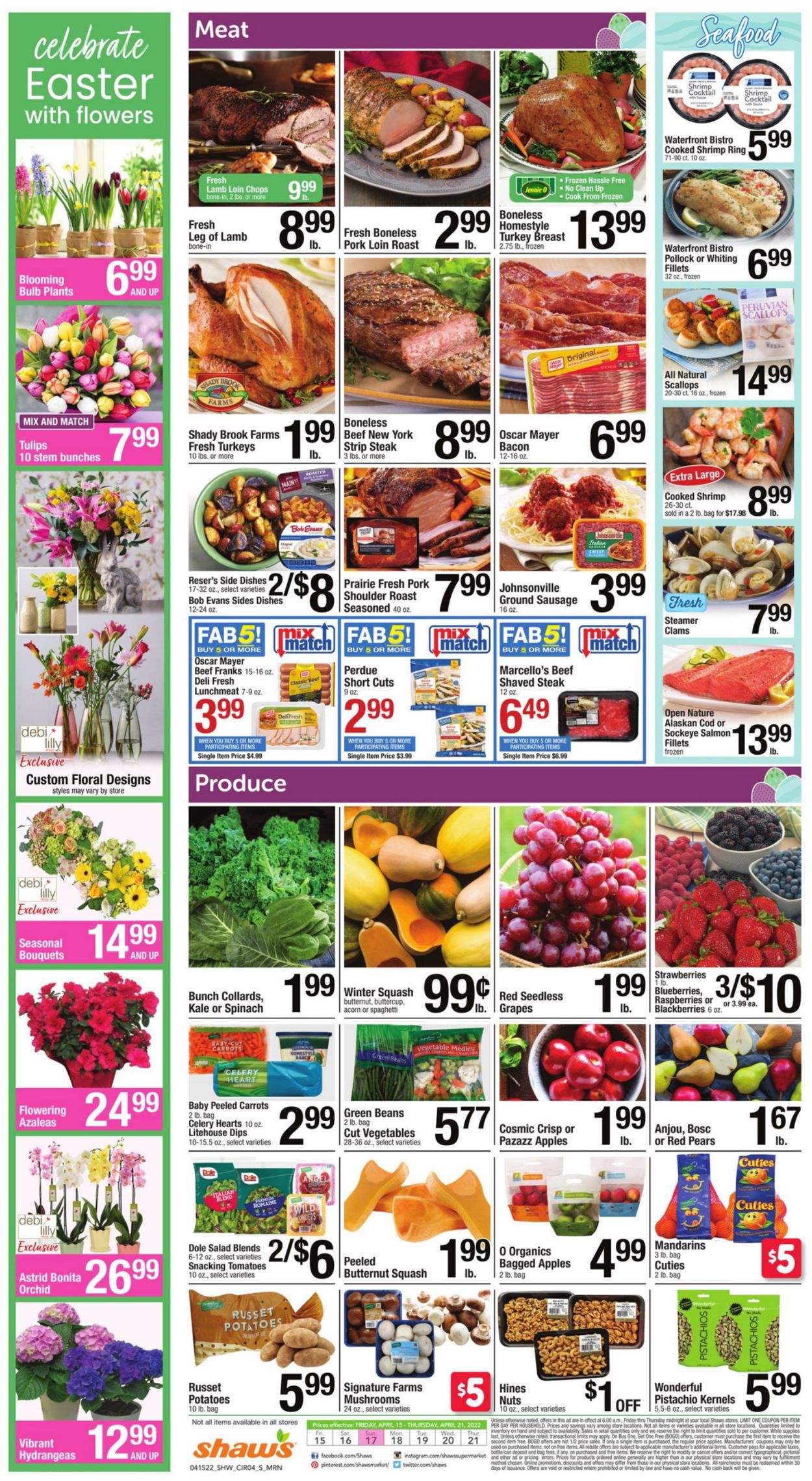 Shaw’s EASTER 2022 Weekly Ad Circular - valid 04/15-04/21/2022 (Page 4)