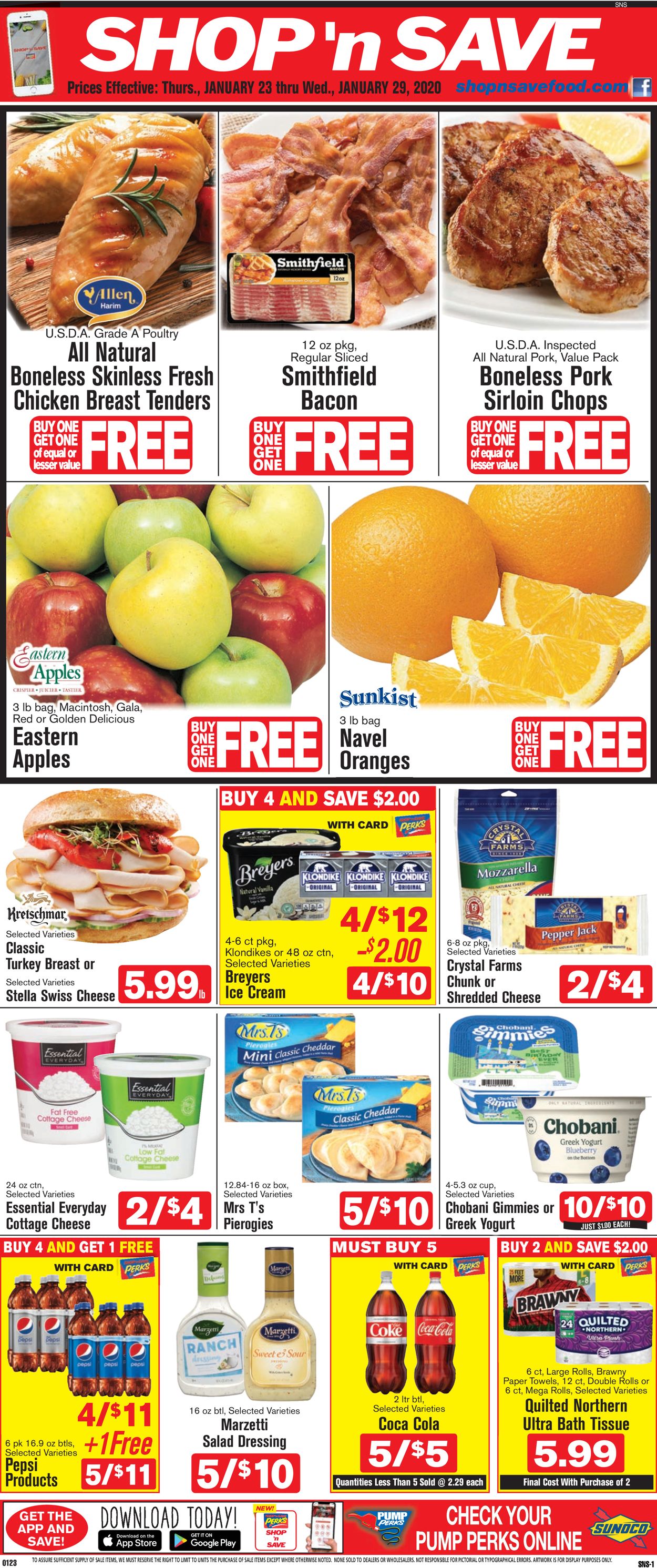 Shop ‘n Save (Pittsburgh) Weekly Ad Circular - valid 01/23-01/29/2020