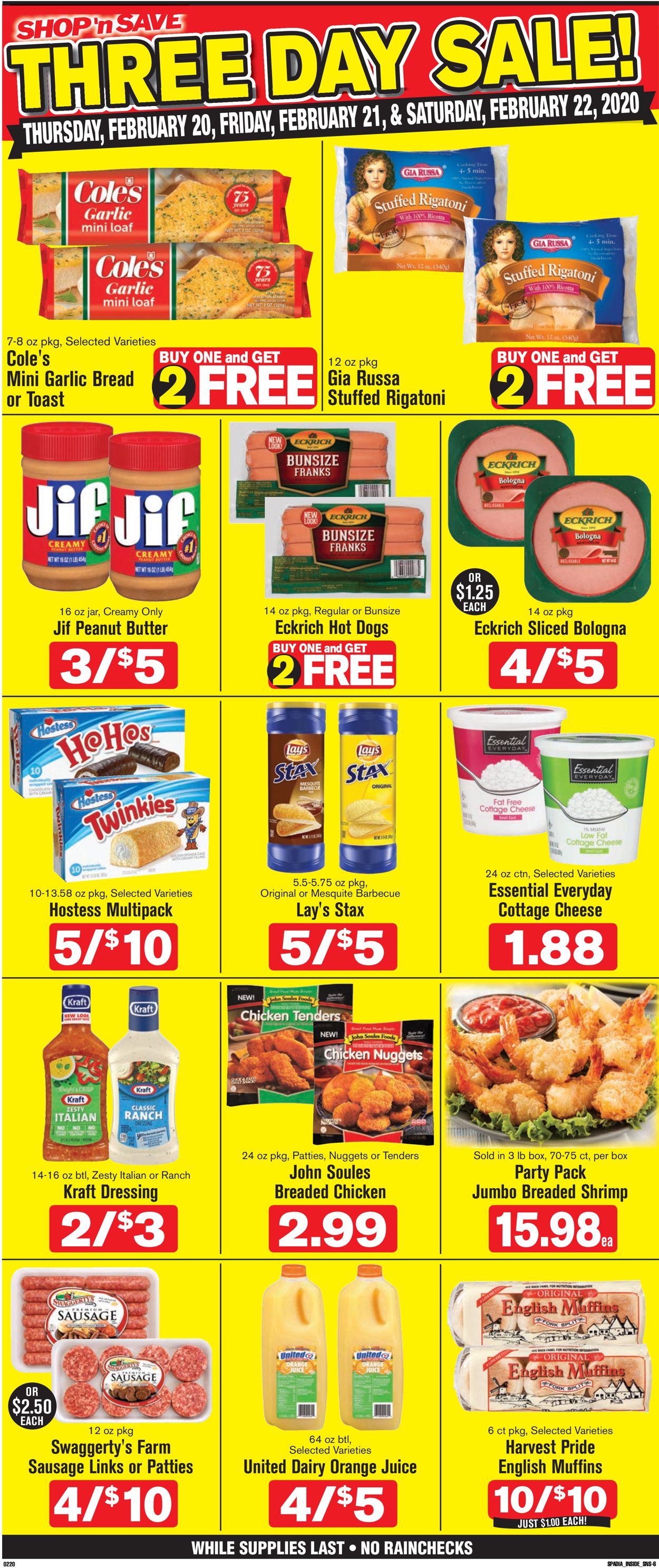 Shop ‘n Save (Pittsburgh) Weekly Ad Circular - valid 02/20-02/22/2020 (Page 2)