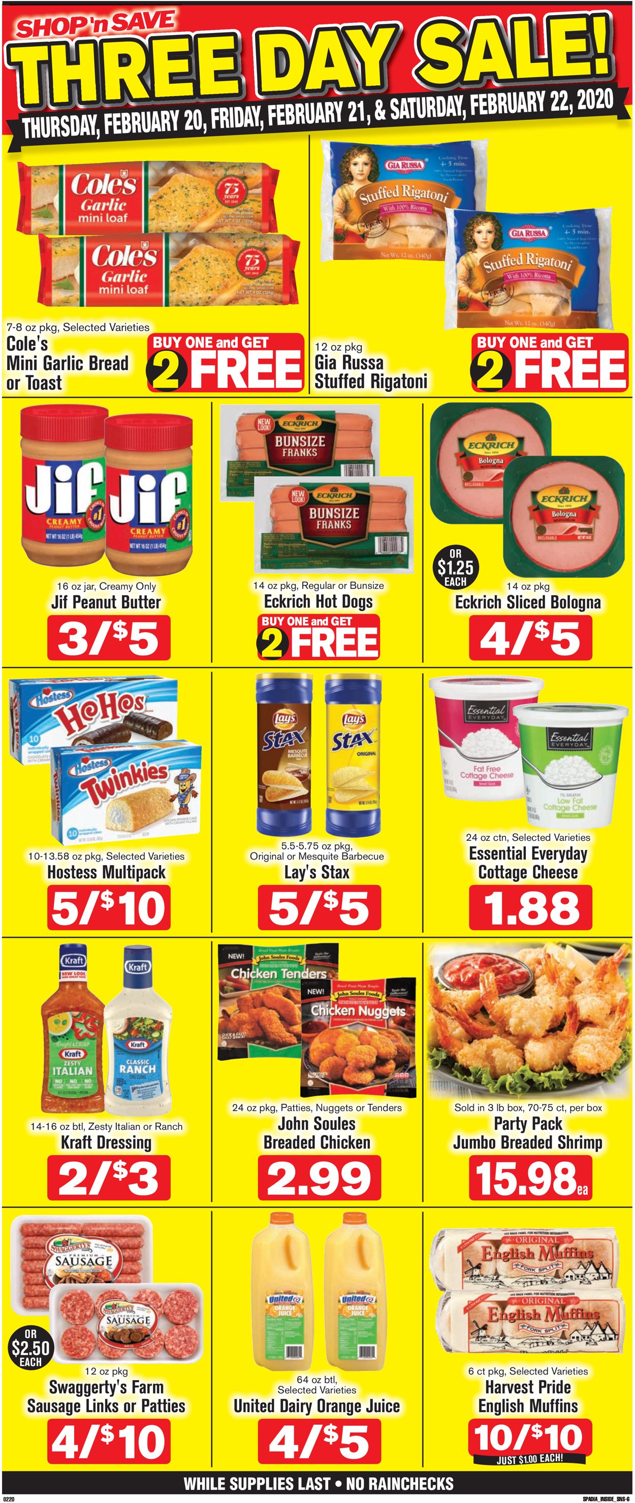 Shop ‘n Save (Pittsburgh) Weekly Ad Circular - valid 02/20-02/26/2020 (Page 2)