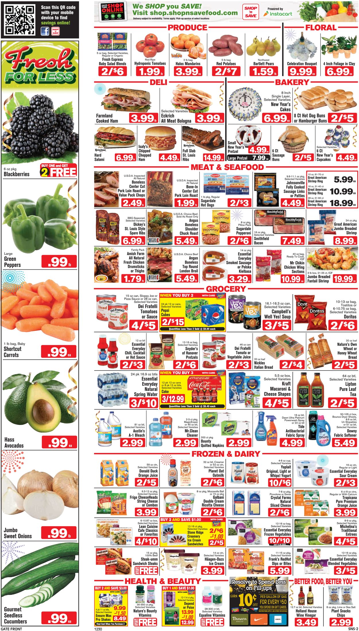 Shop ‘n Save (Pittsburgh) Weekly Ad Circular - valid 12/30-01/05/2022 (Page 2)