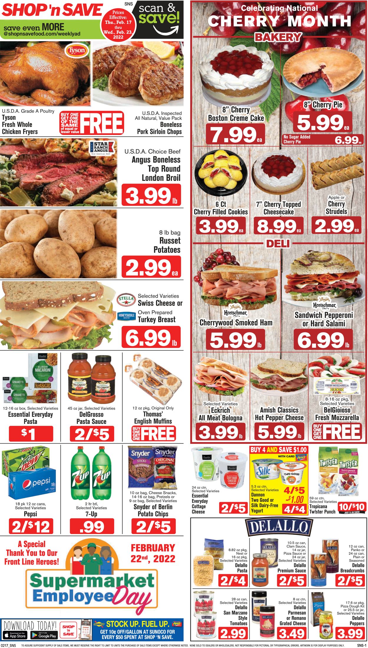 Shop ‘n Save (Pittsburgh) Weekly Ad Circular - valid 02/17-02/23/2022