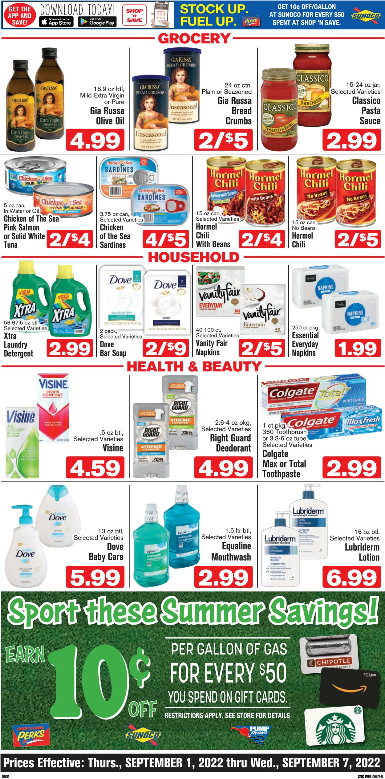 Shop ‘n Save (Pittsburgh) Weekly Ad Circular - valid 09/01-09/07/2022 (Page 9)