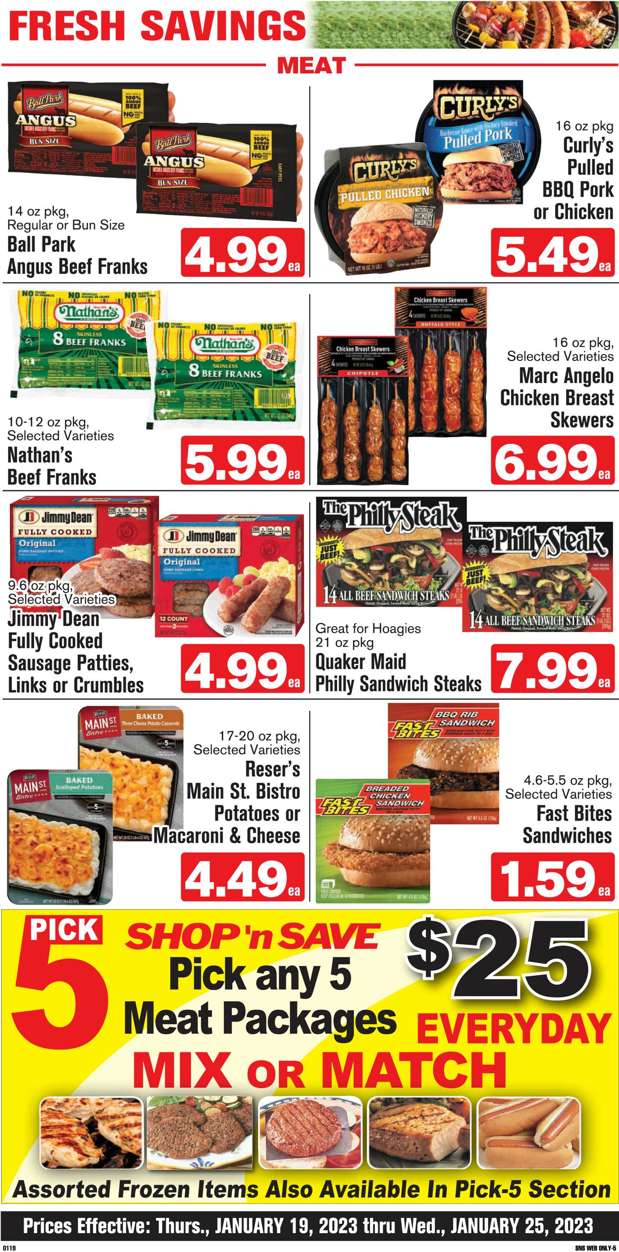 Shop ‘n Save (Pittsburgh) Weekly Ad Circular - valid 01/19-01/25/2023 (Page 7)