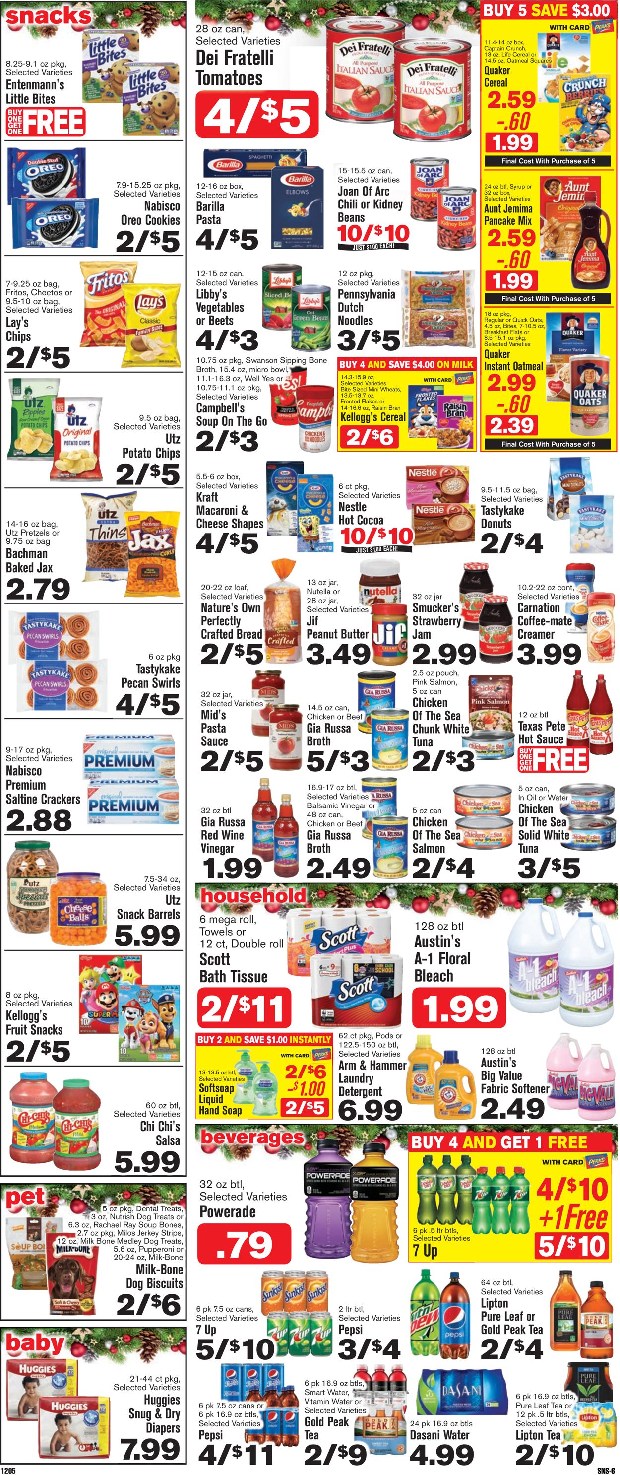 Shop ‘n Save - Holiday Ad 2019 Weekly Ad Circular - valid 12/05-12/08/2019 (Page 8)