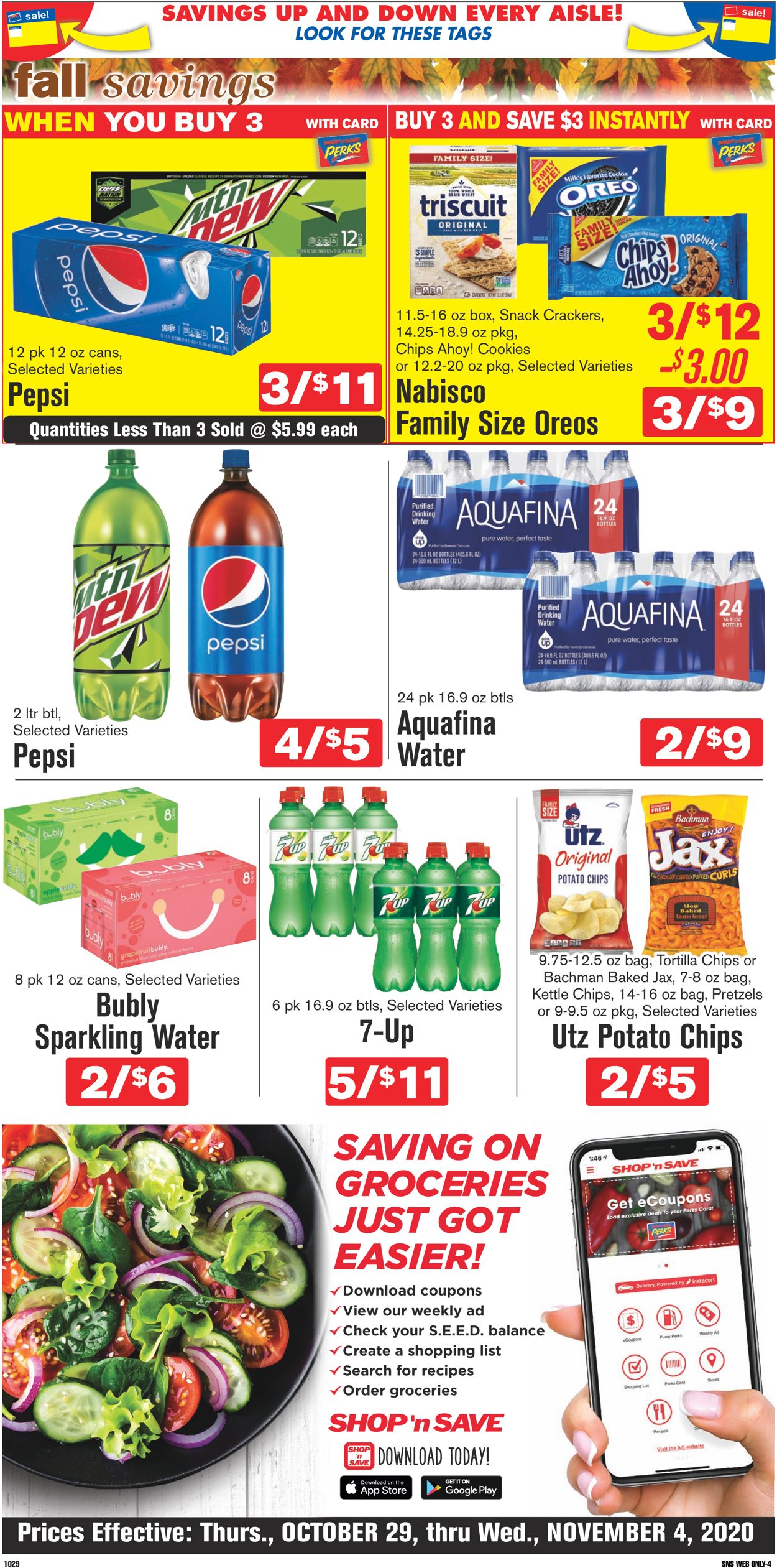Shop ‘n Save Weekly Ad Circular - valid 10/29-11/04/2020 (Page 3)