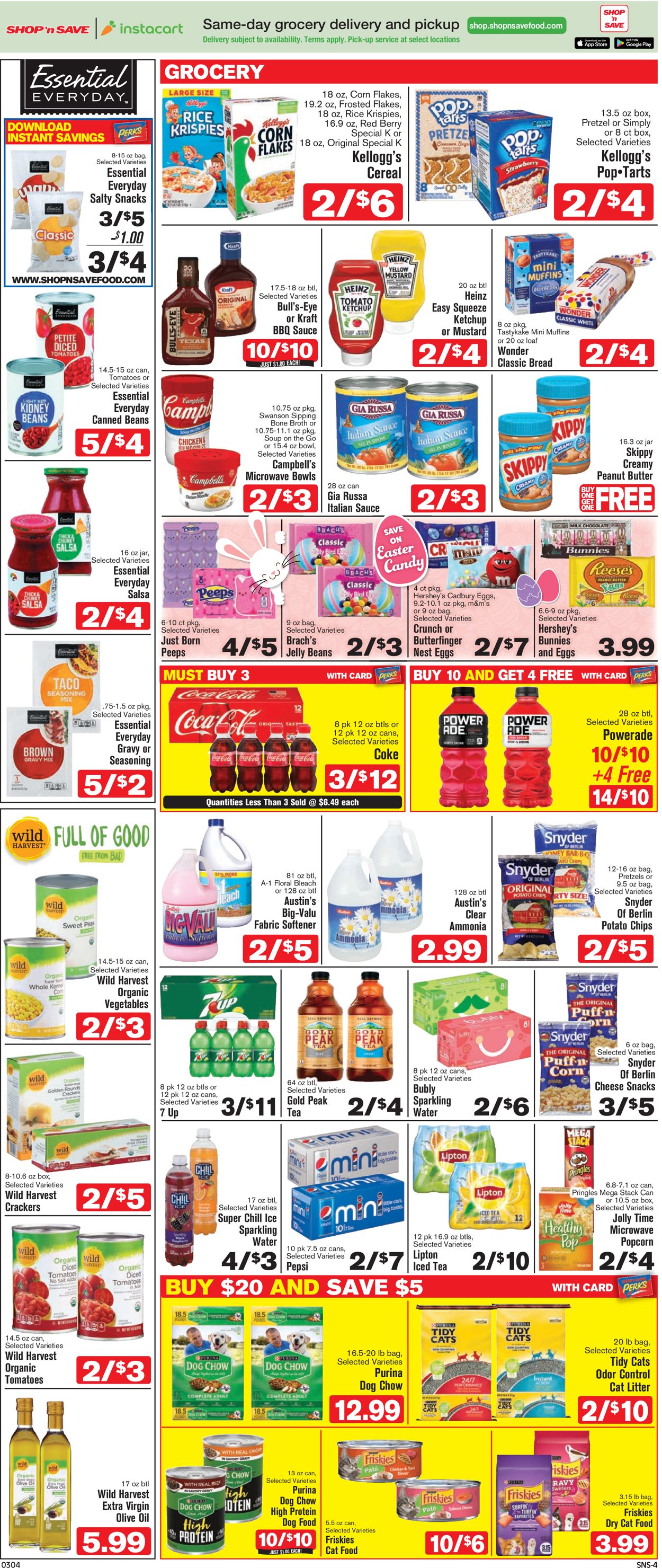 Shop ‘n Save Weekly Ad Circular - valid 03/04-03/10/2021 (Page 4)