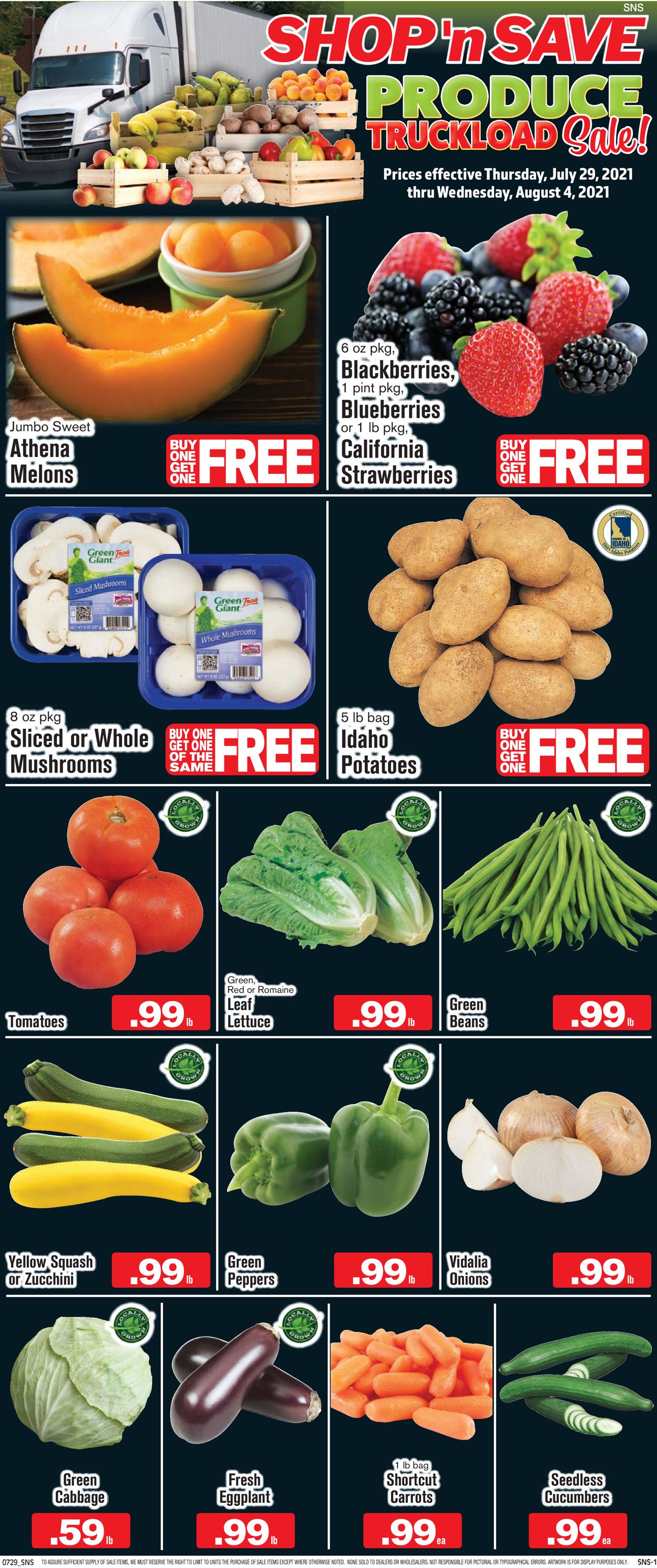 Shop ‘n Save Weekly Ad Circular - valid 07/29-08/04/2021