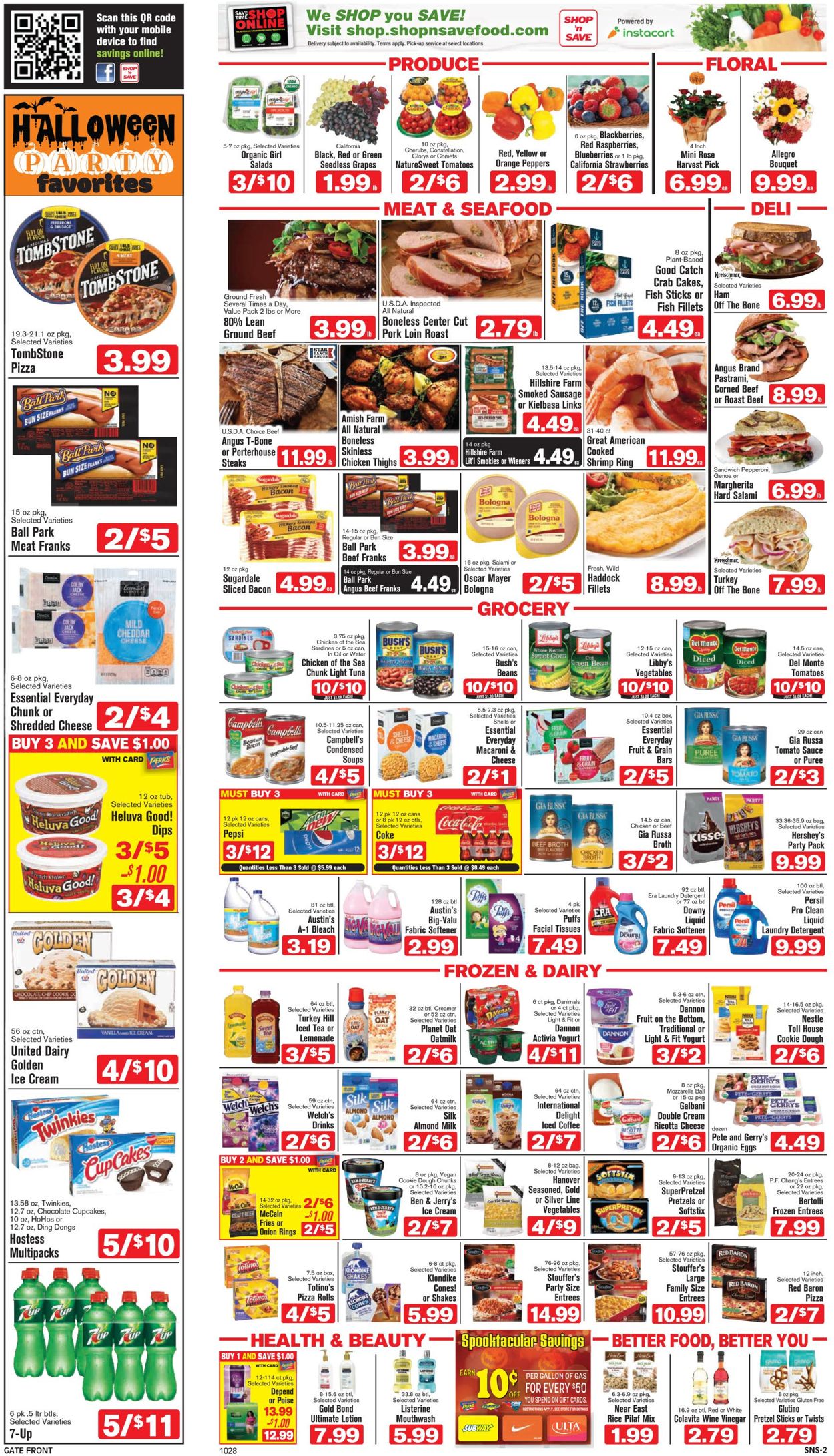 Shop ‘n Save HALLOWEEN 2021 Weekly Ad Circular - valid 10/28-11/03/2021 (Page 2)