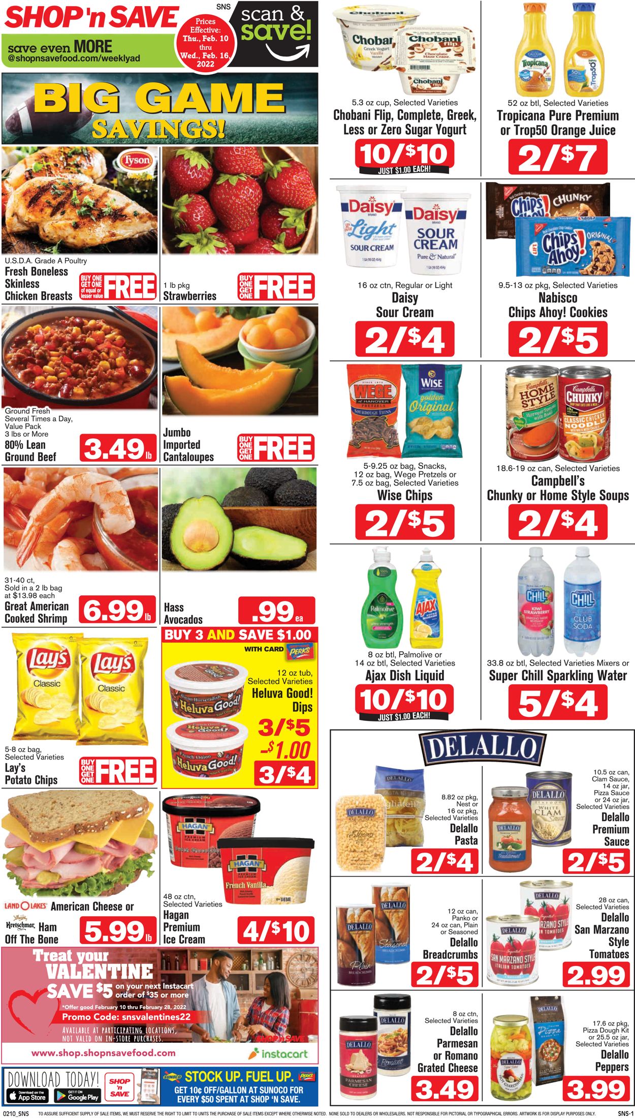 Shop ‘n Save Weekly Ad Circular - valid 02/10-02/16/2022