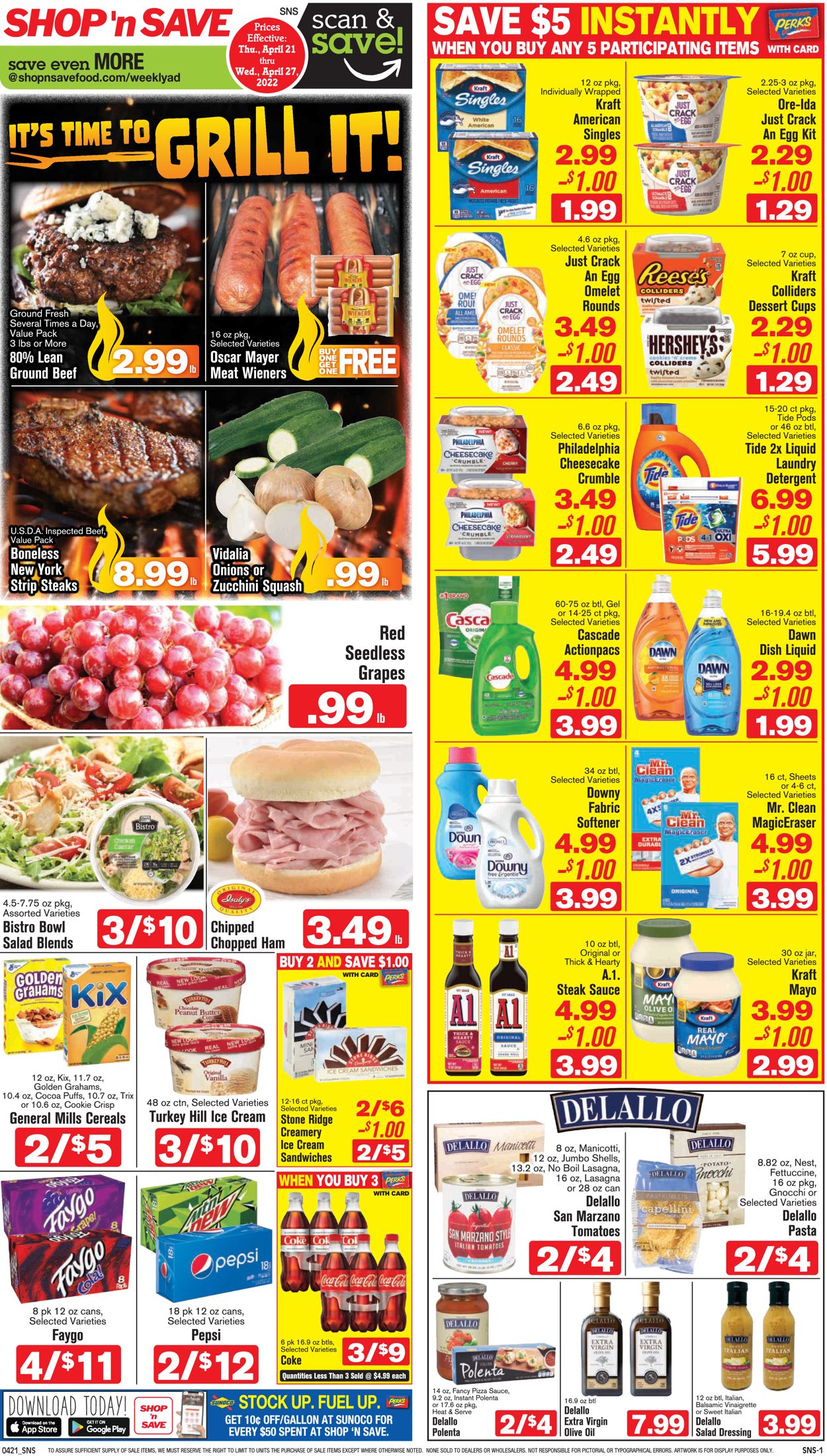 Shop ‘n Save Weekly Ad Circular - valid 04/21-04/27/2022