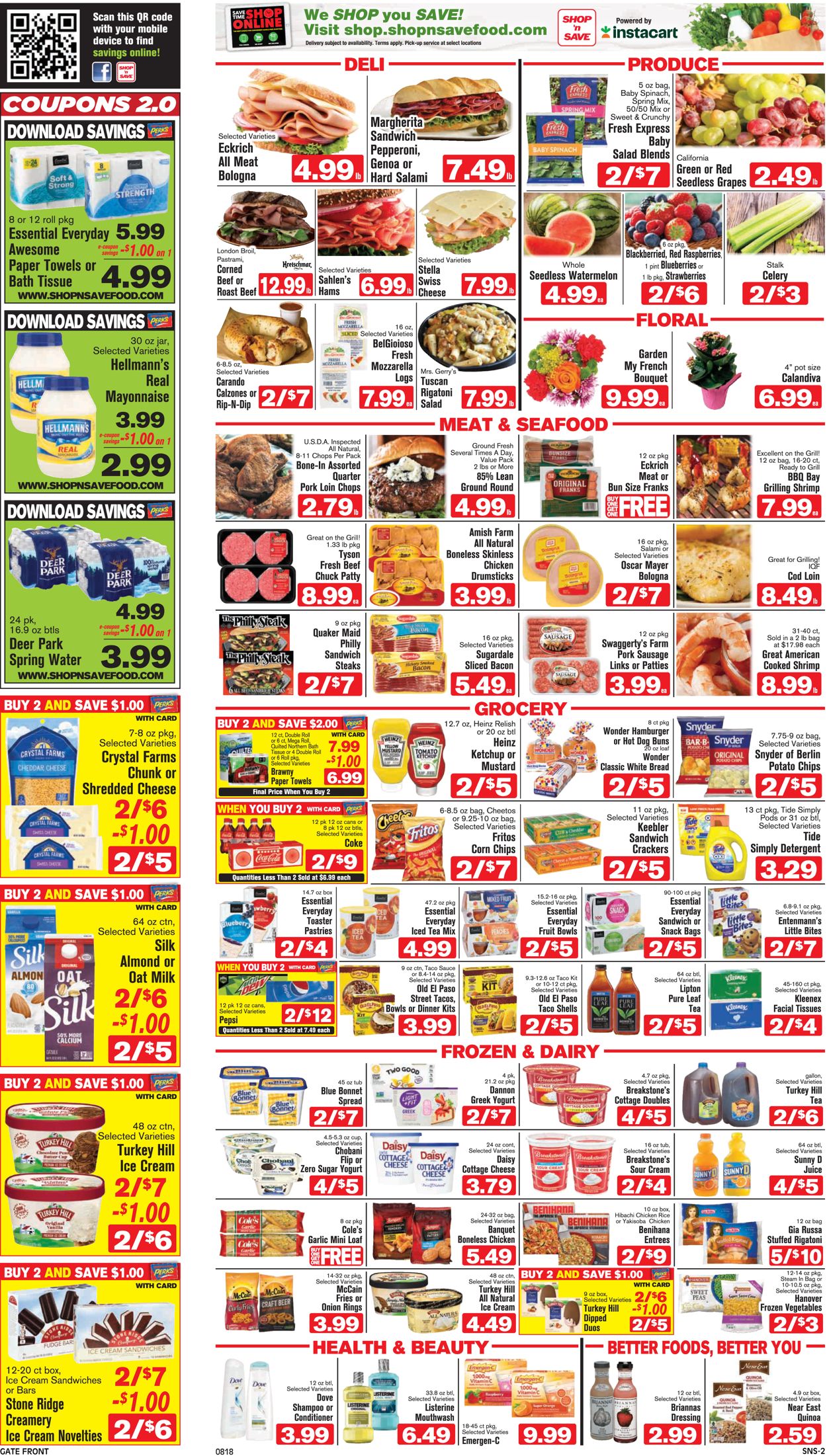 Shop ‘n Save Weekly Ad Circular - valid 08/18-08/24/2022 (Page 2)