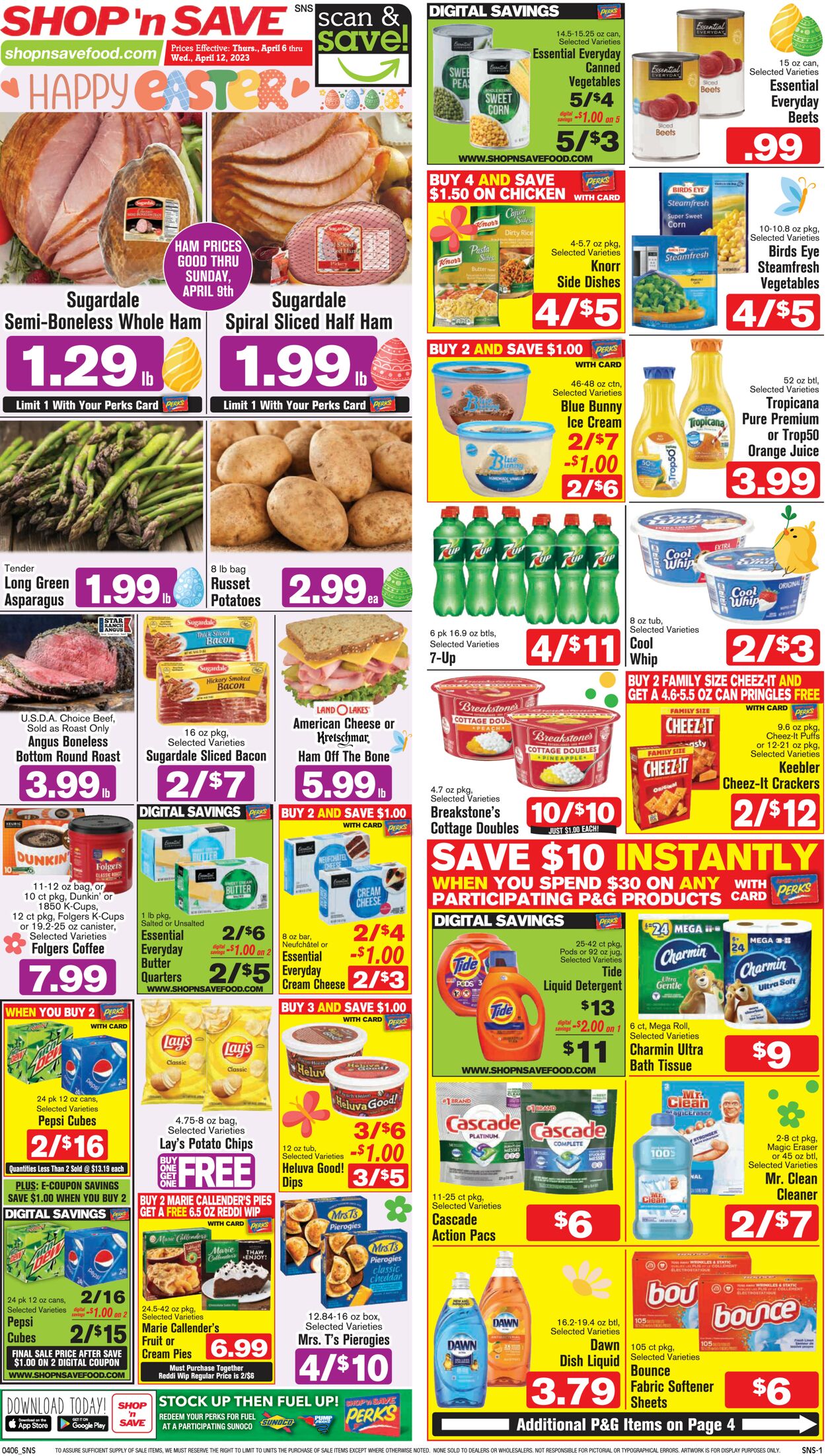 Shop ‘n Save Weekly Ad Circular - valid 04/06-04/12/2023