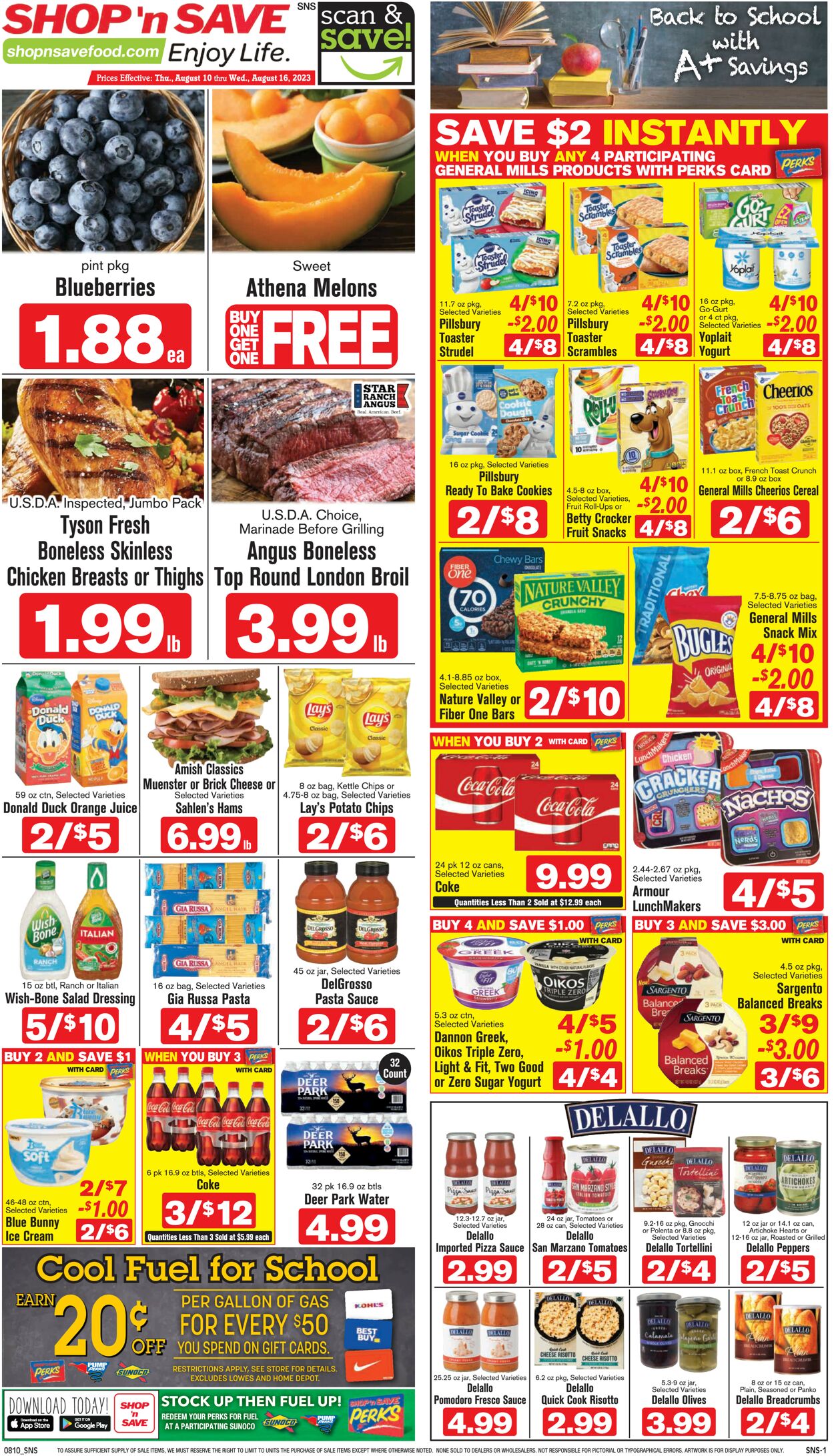 Shop ‘n Save Weekly Ad Circular - valid 08/10-08/16/2023