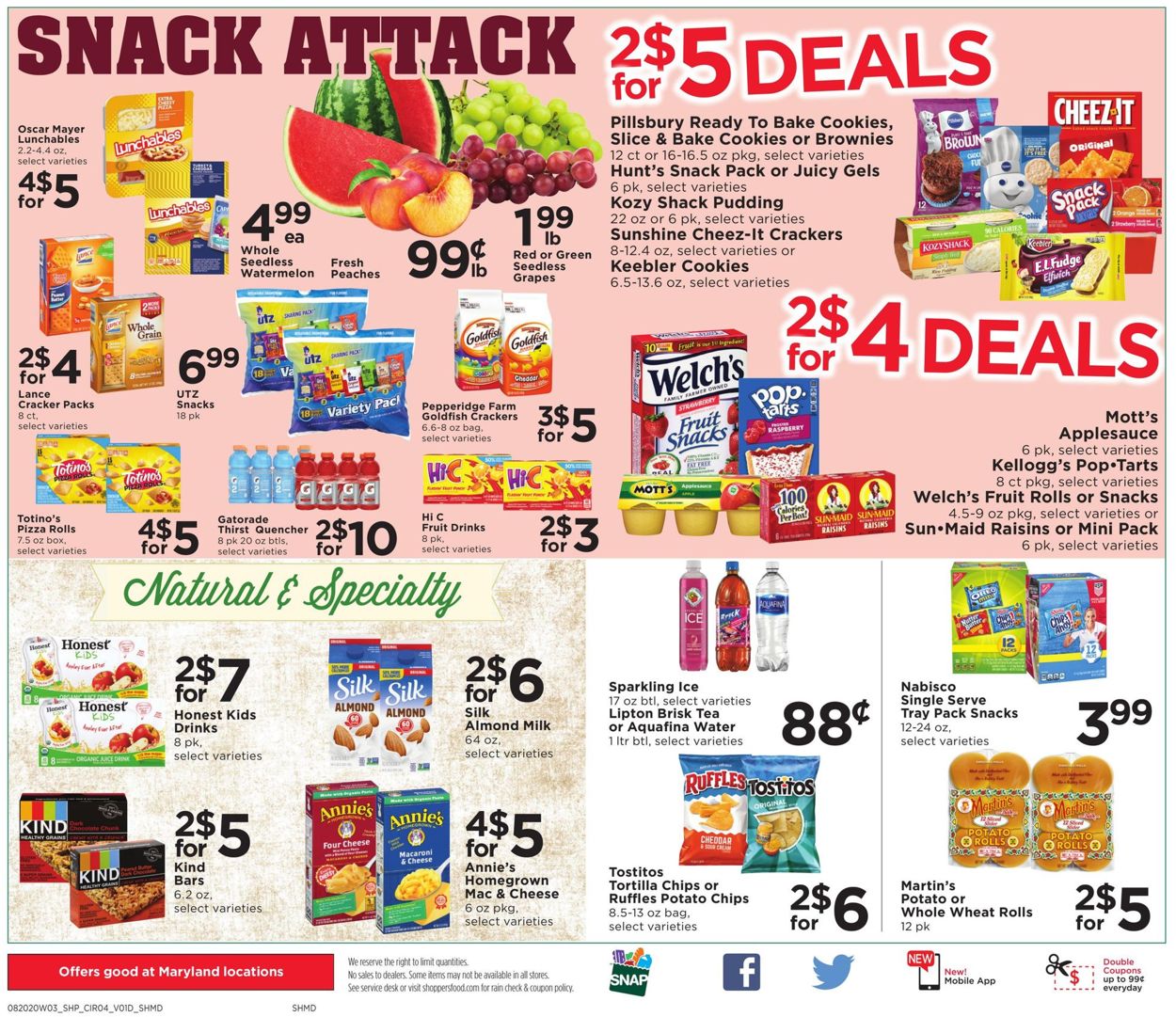 Shoppers Food & Pharmacy Weekly Ad Circular - valid 08/20-08/26/2020 (Page 5)