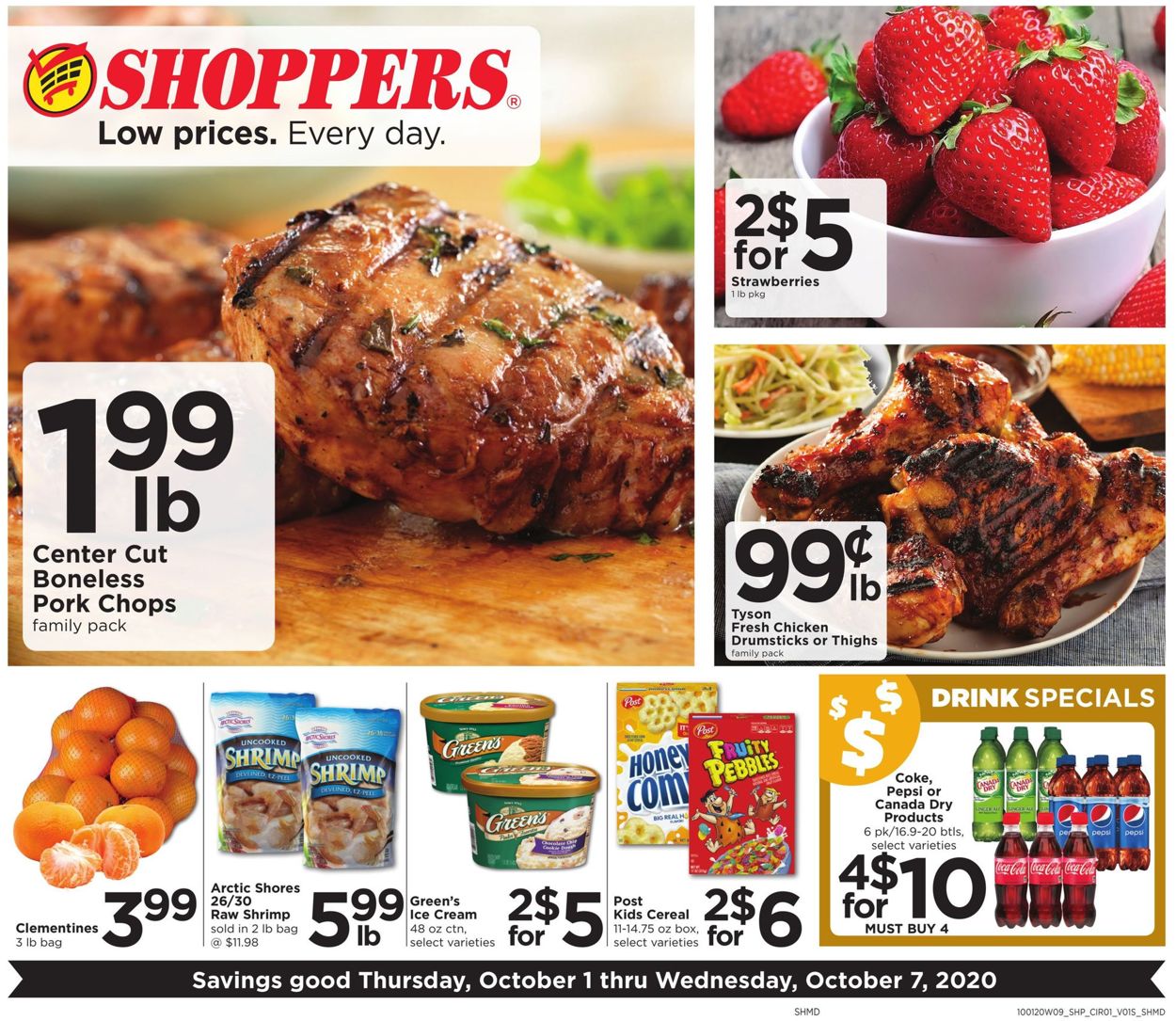 Shoppers Food & Pharmacy Weekly Ad Circular - valid 10/01-10/07/2020