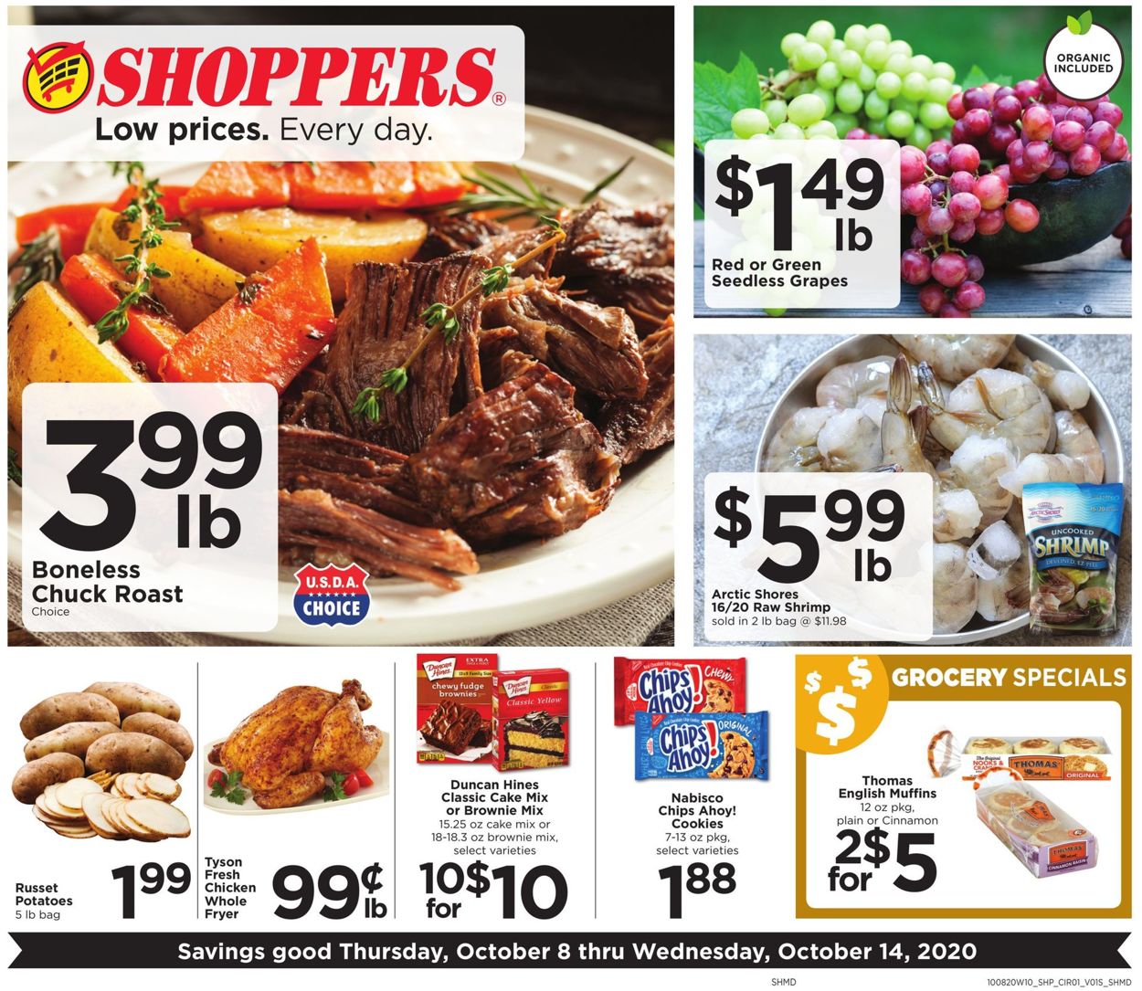 Shoppers Food & Pharmacy Weekly Ad Circular - valid 10/08-10/14/2020