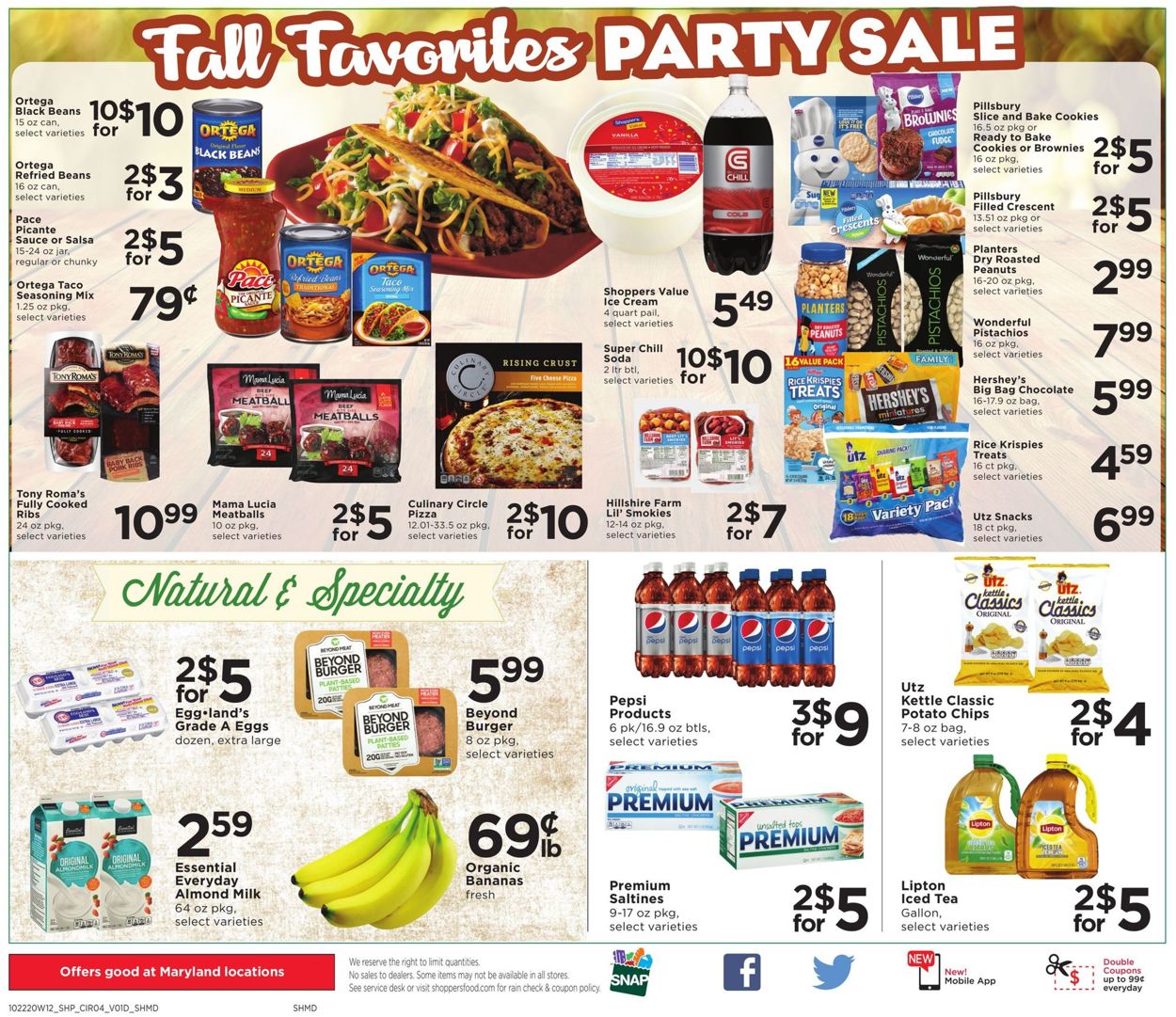 Shoppers Food & Pharmacy Weekly Ad Circular - valid 10/22-10/28/2020 (Page 6)