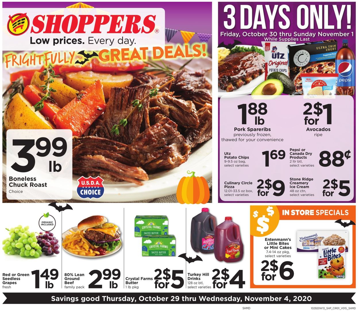 Shoppers Food & Pharmacy Weekly Ad Circular - valid 10/29-11/04/2020