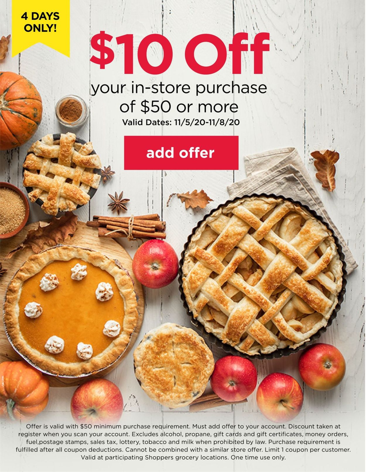 Shoppers Food & Pharmacy Weekly Ad Circular - valid 11/05-11/08/2020