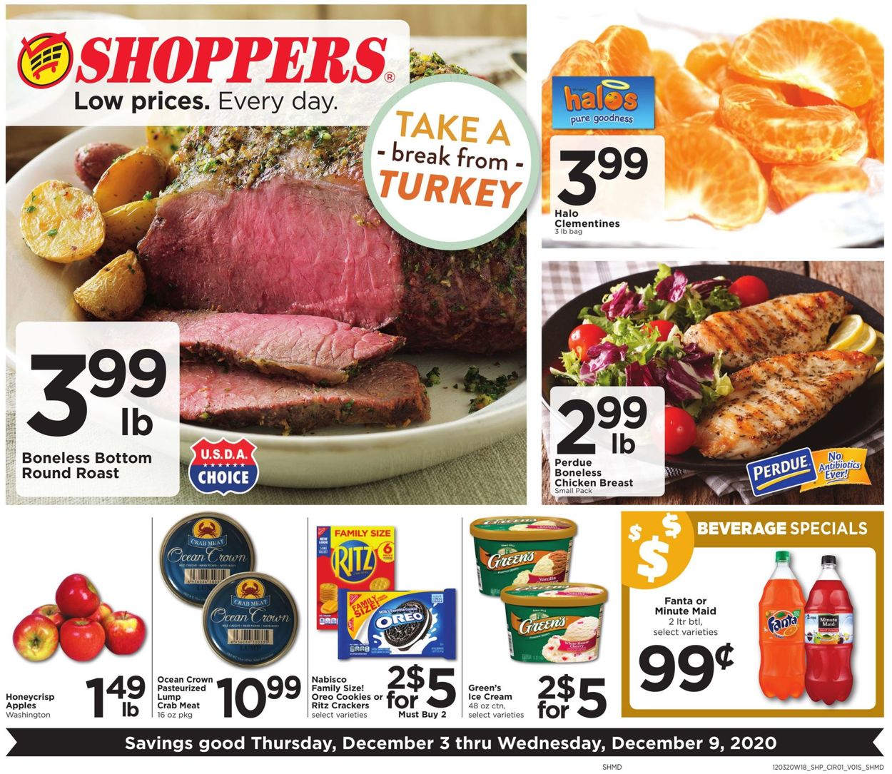 Shoppers Food & Pharmacy Weekly Ad Circular - valid 12/03-12/09/2020