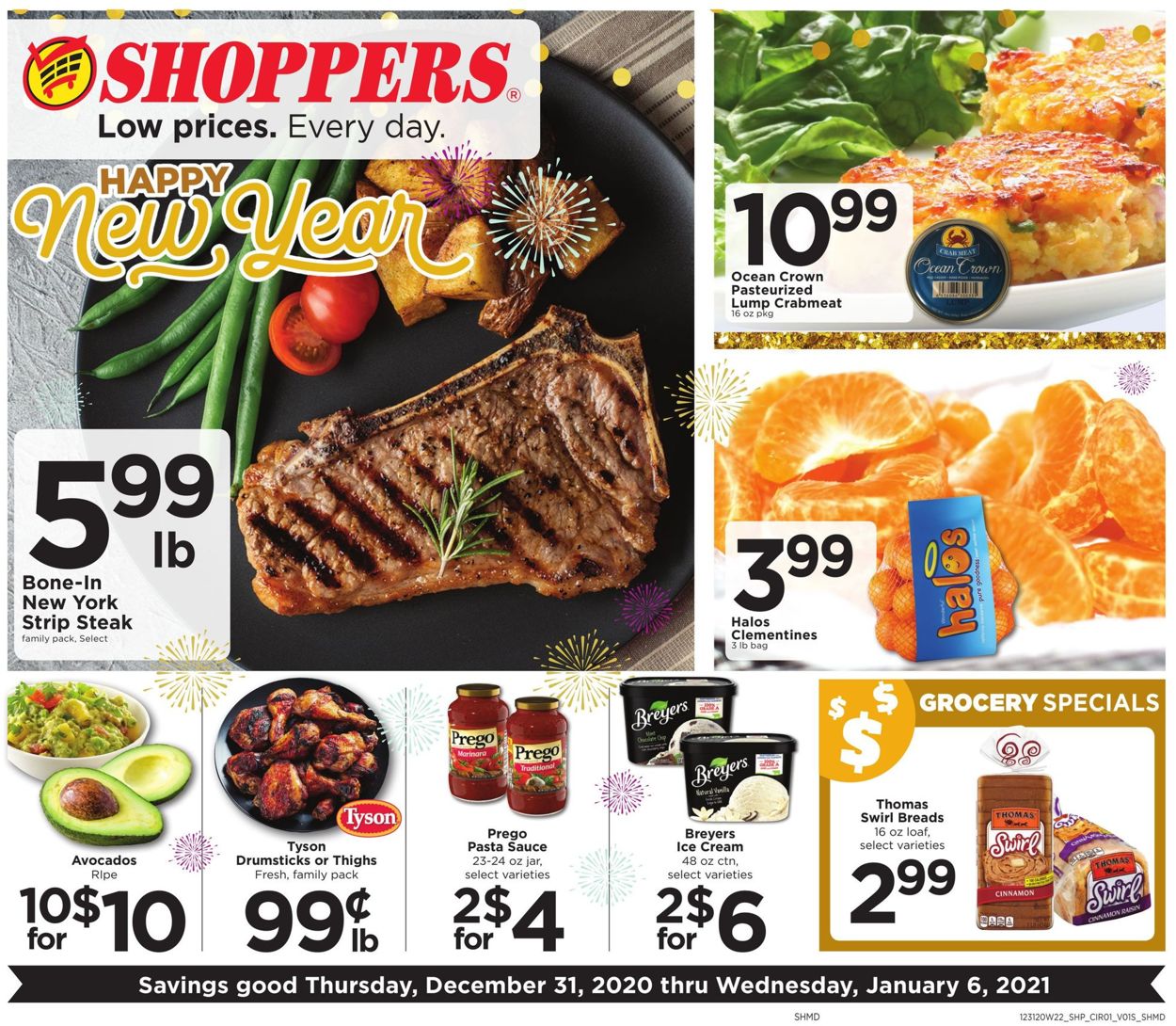 Shoppers Food & Pharmacy Weekly Ad Circular - valid 12/31-01/06/2021