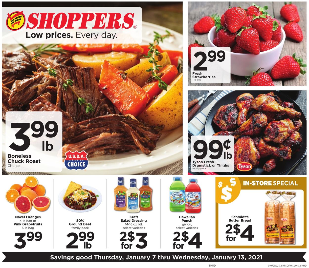 Shoppers Food & Pharmacy Weekly Ad Circular - valid 01/07-01/13/2021