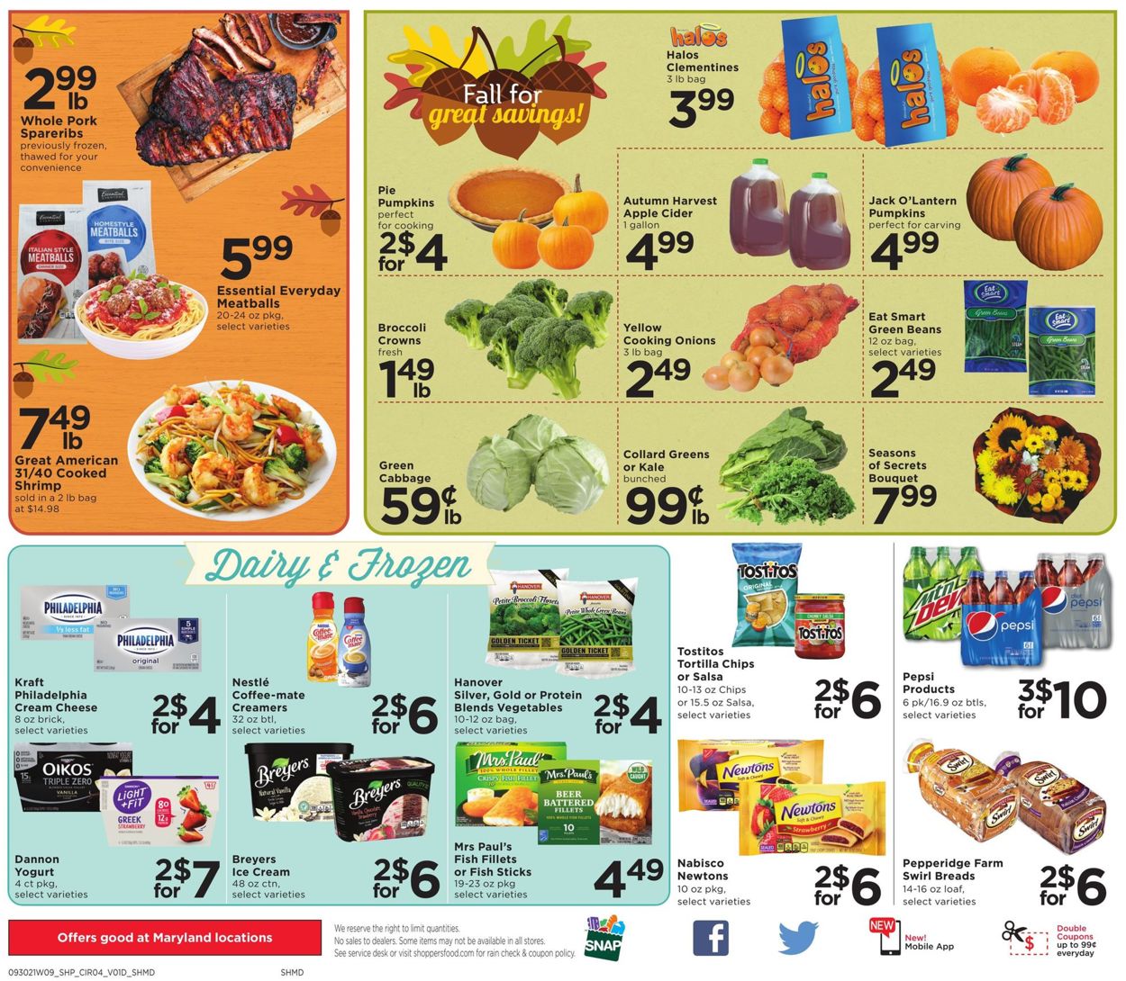 Shoppers Food & Pharmacy Weekly Ad Circular - valid 09/30-10/06/2021 (Page 4)