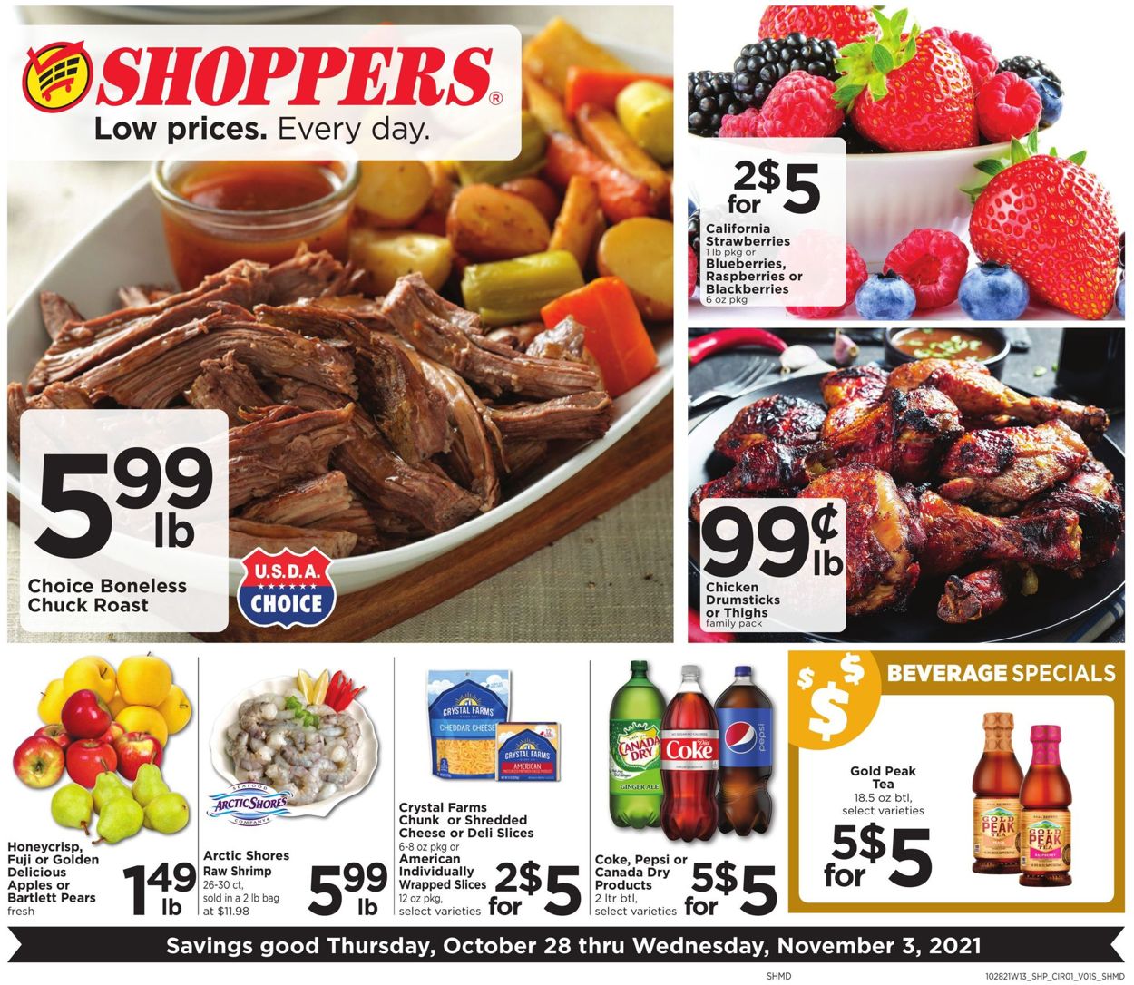Shoppers Food & Pharmacy Weekly Ad Circular - valid 10/28-11/03/2021