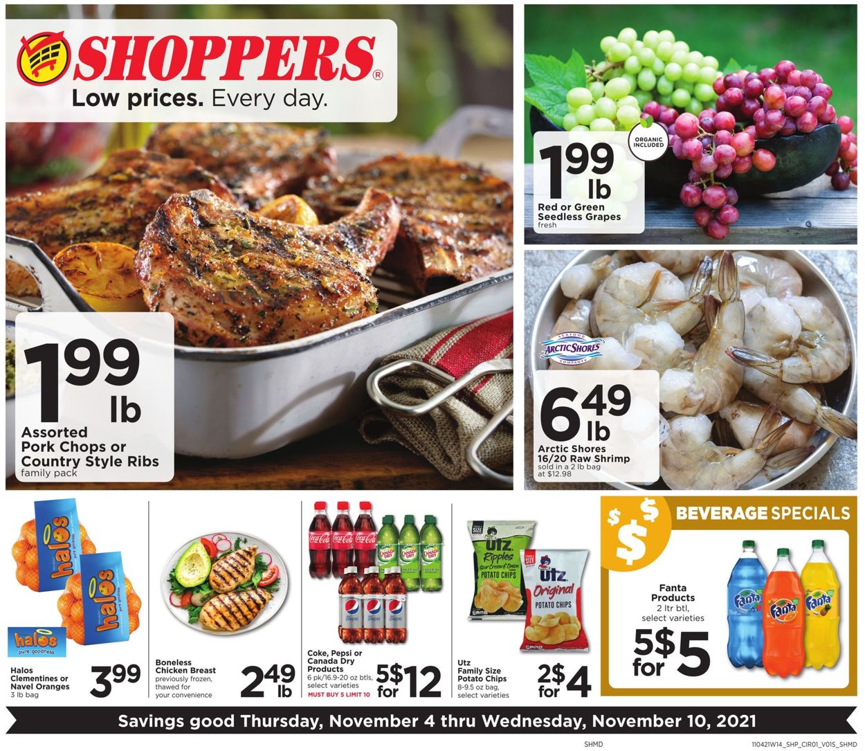 Shoppers Food & Pharmacy Weekly Ad Circular - valid 11/04-11/10/2021