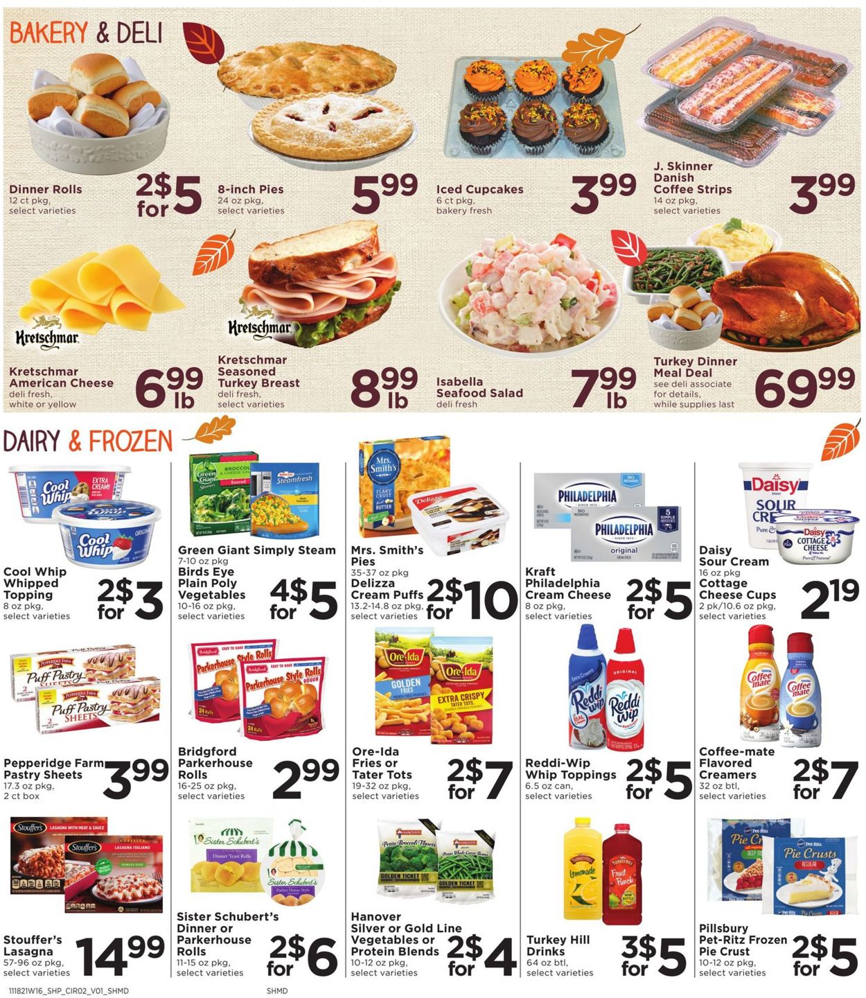 Shoppers Food & Pharmacy THANKSGIVING 2021 Weekly Ad Circular - valid 11/18-11/25/2021 (Page 3)