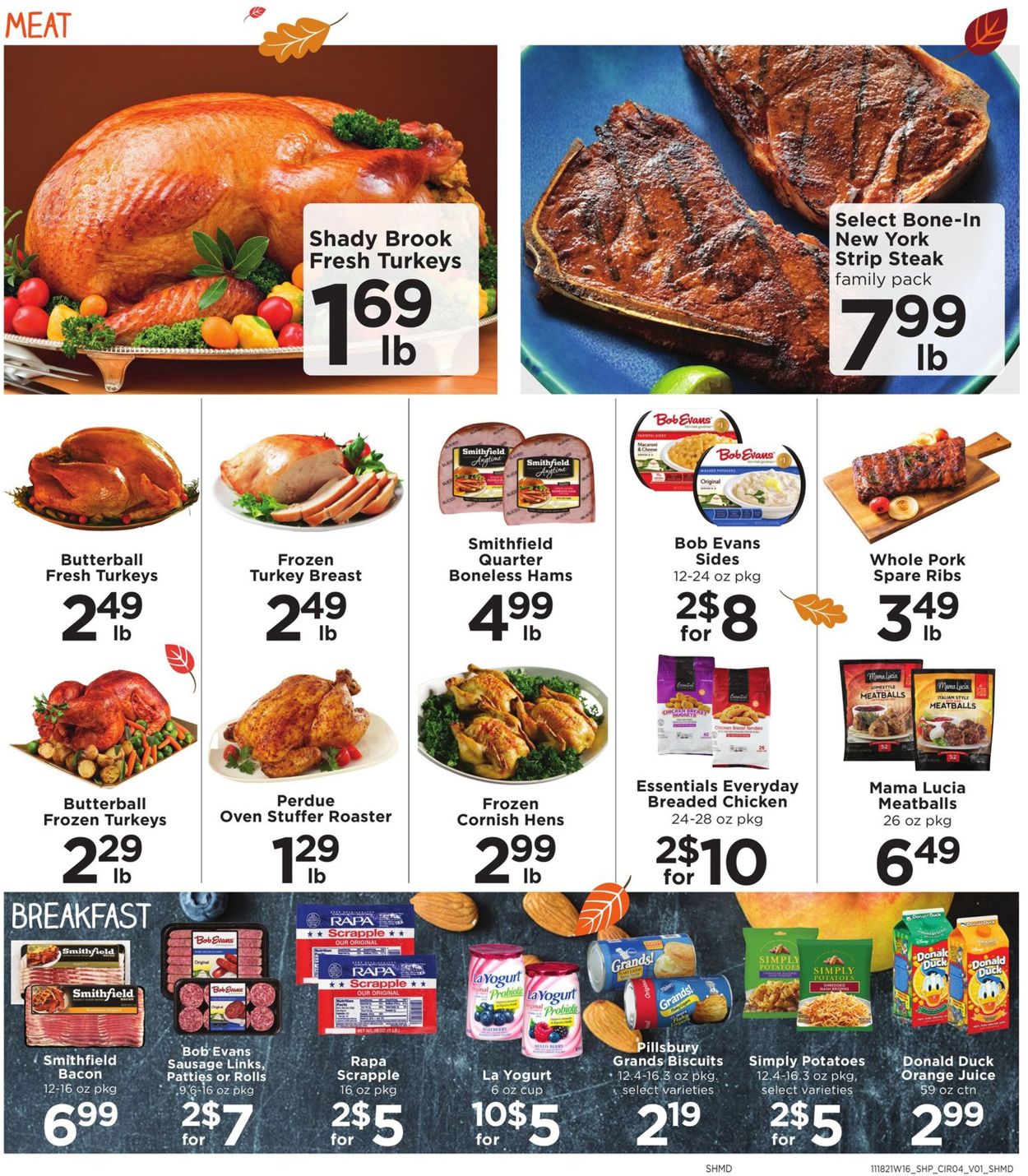 Shoppers Food & Pharmacy THANKSGIVING 2021 Weekly Ad Circular - valid 11/18-11/25/2021 (Page 5)